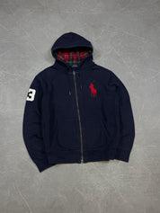 Ralph Lauren Big Pony Checked Hood Zipper (L)