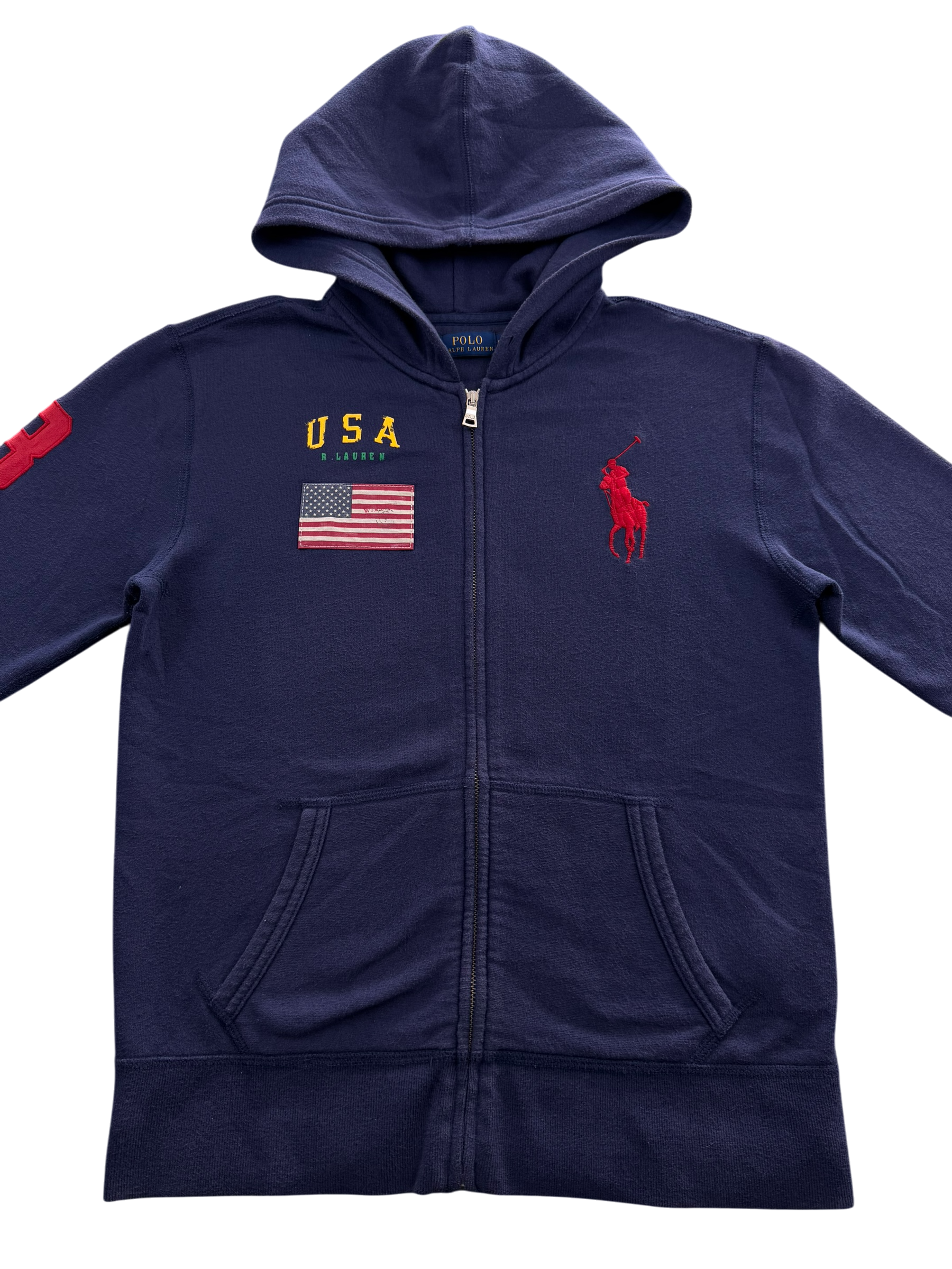 Ralph Lauren Big Pony USA Zip Jacke (XS)