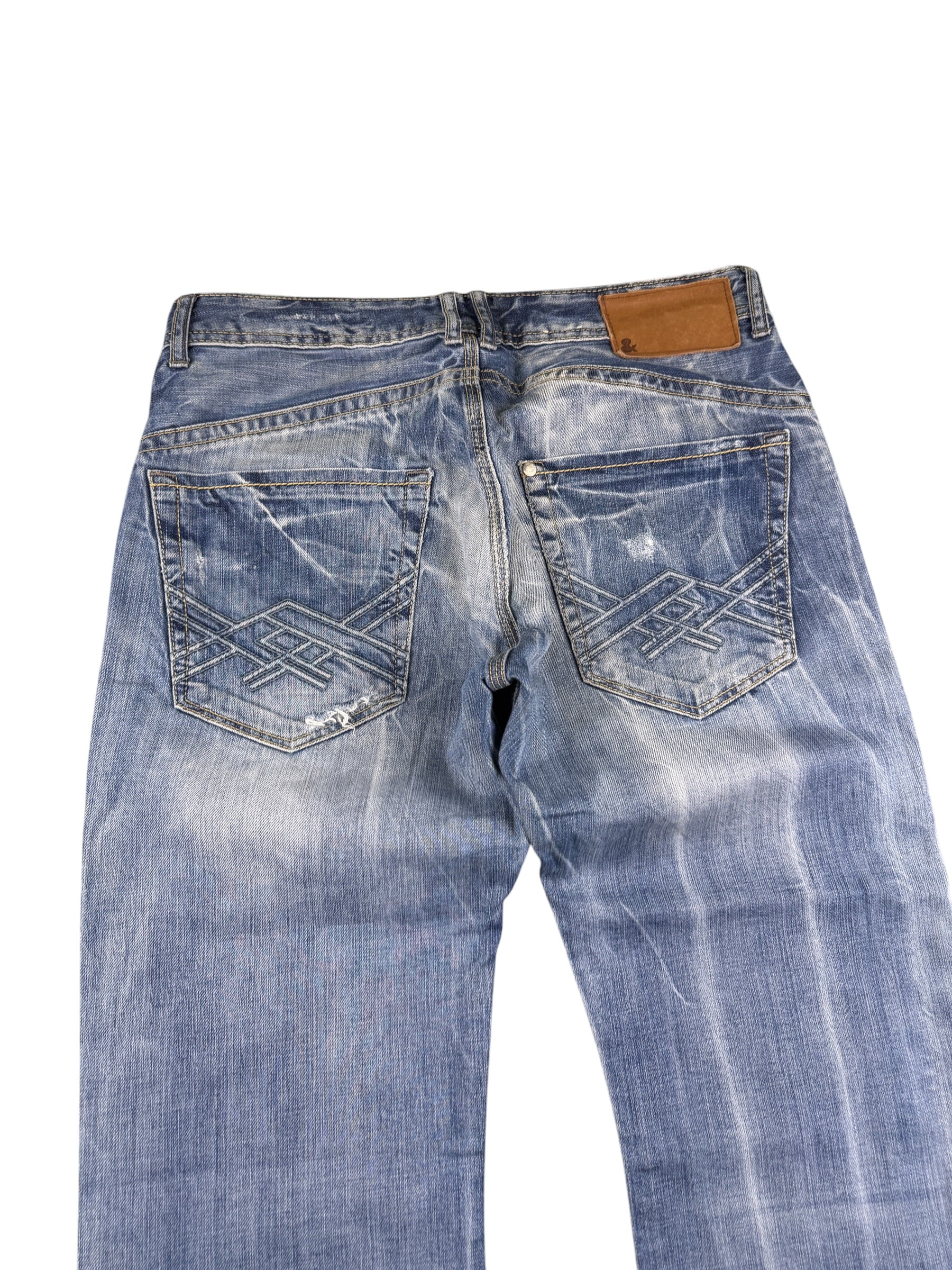 Crazy washed Bootcut Jeans (S)