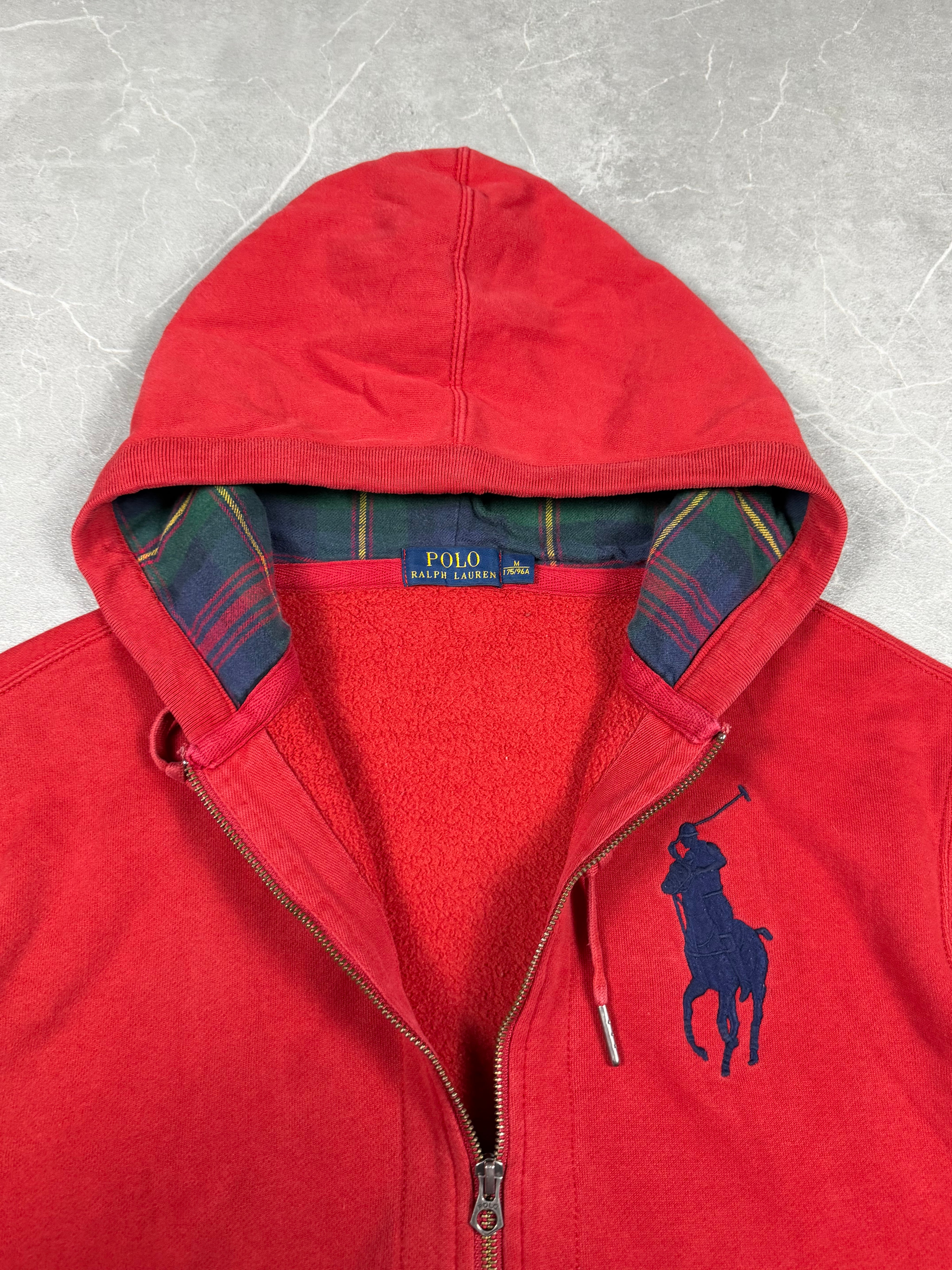 Ralph Lauren Big Pony Checked Hood Zipper (S)
