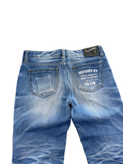 Ultra washed Straight Jeans (S)