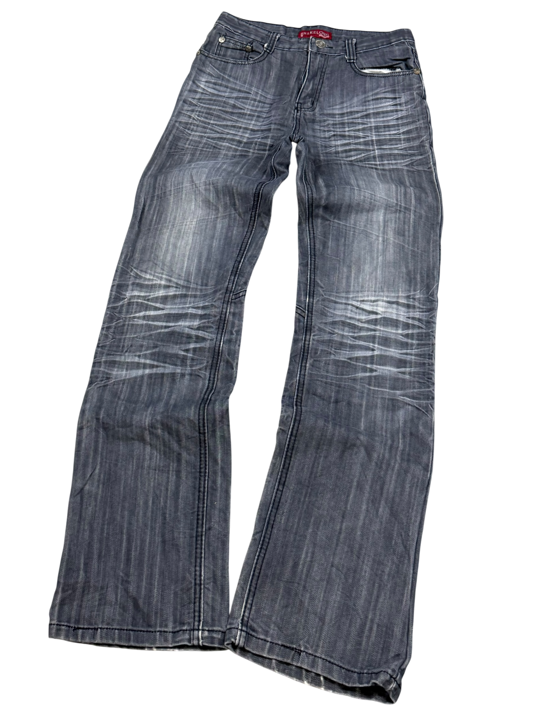 Washed Straightfit Jeans (XS)