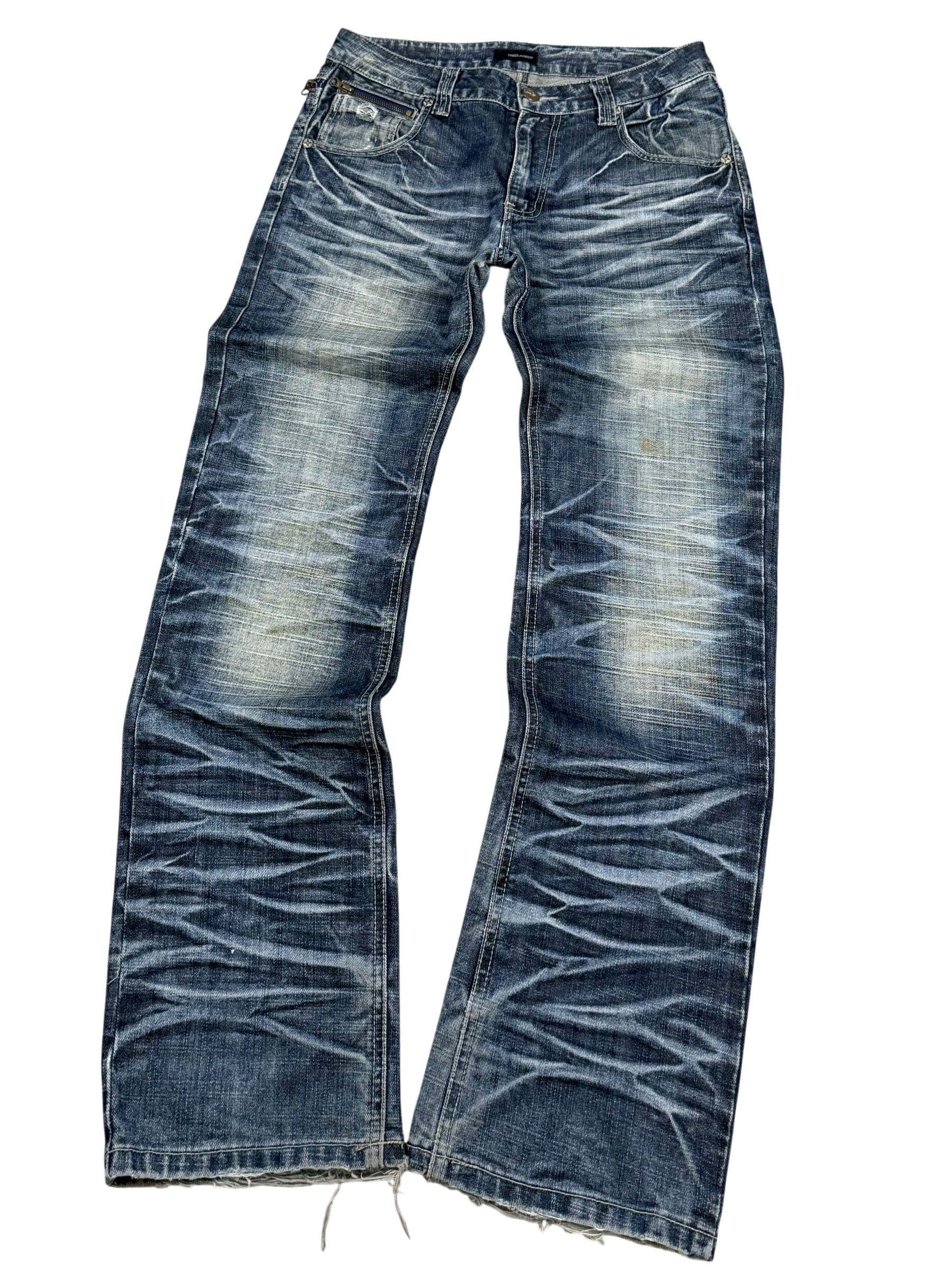 Ultra washed Straight Jeans (S)