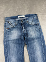 Vintage washed Straight Jeans (S)