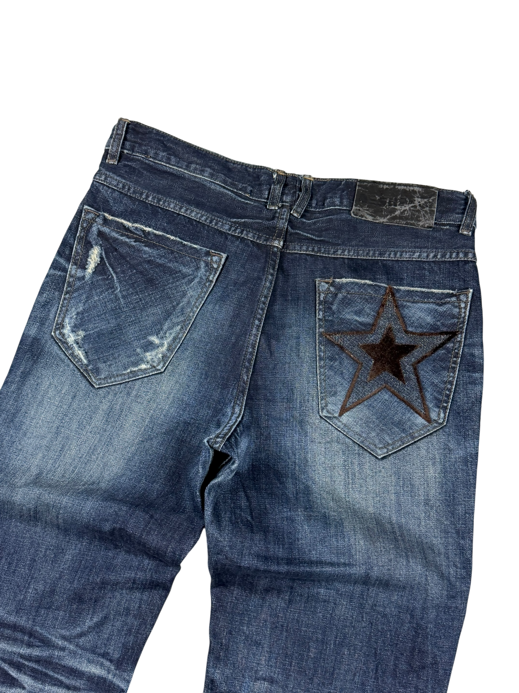 Crazy washed Straightfit Jeans (S)