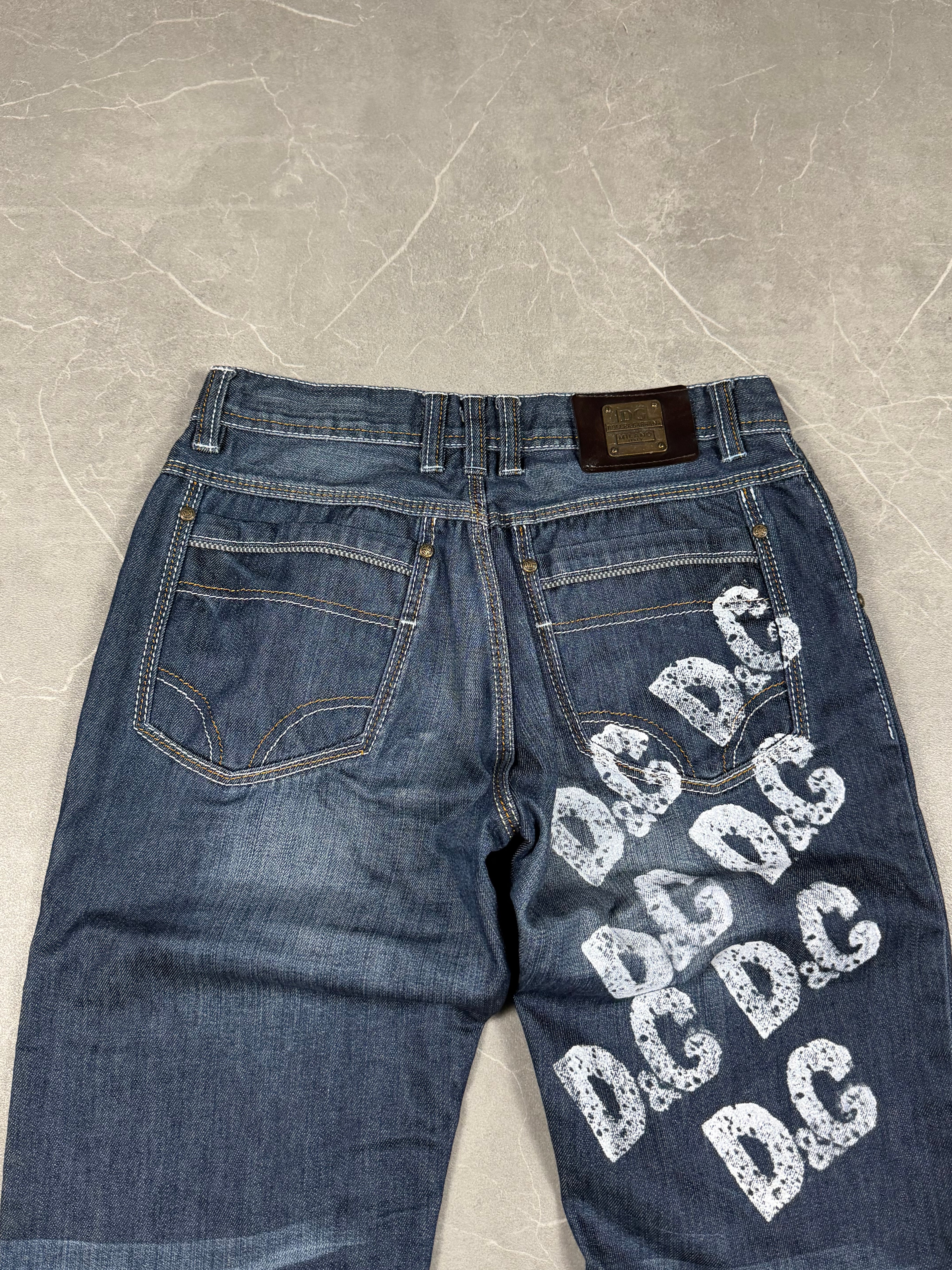 Dolce Gabbana Big Logo Jeans (S-M)