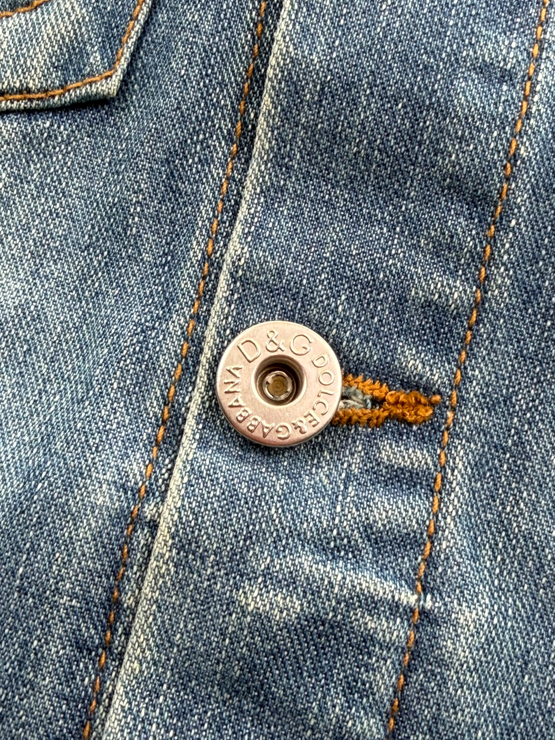 Dolce Gabbana Biglogo Jeansjacke (XS?