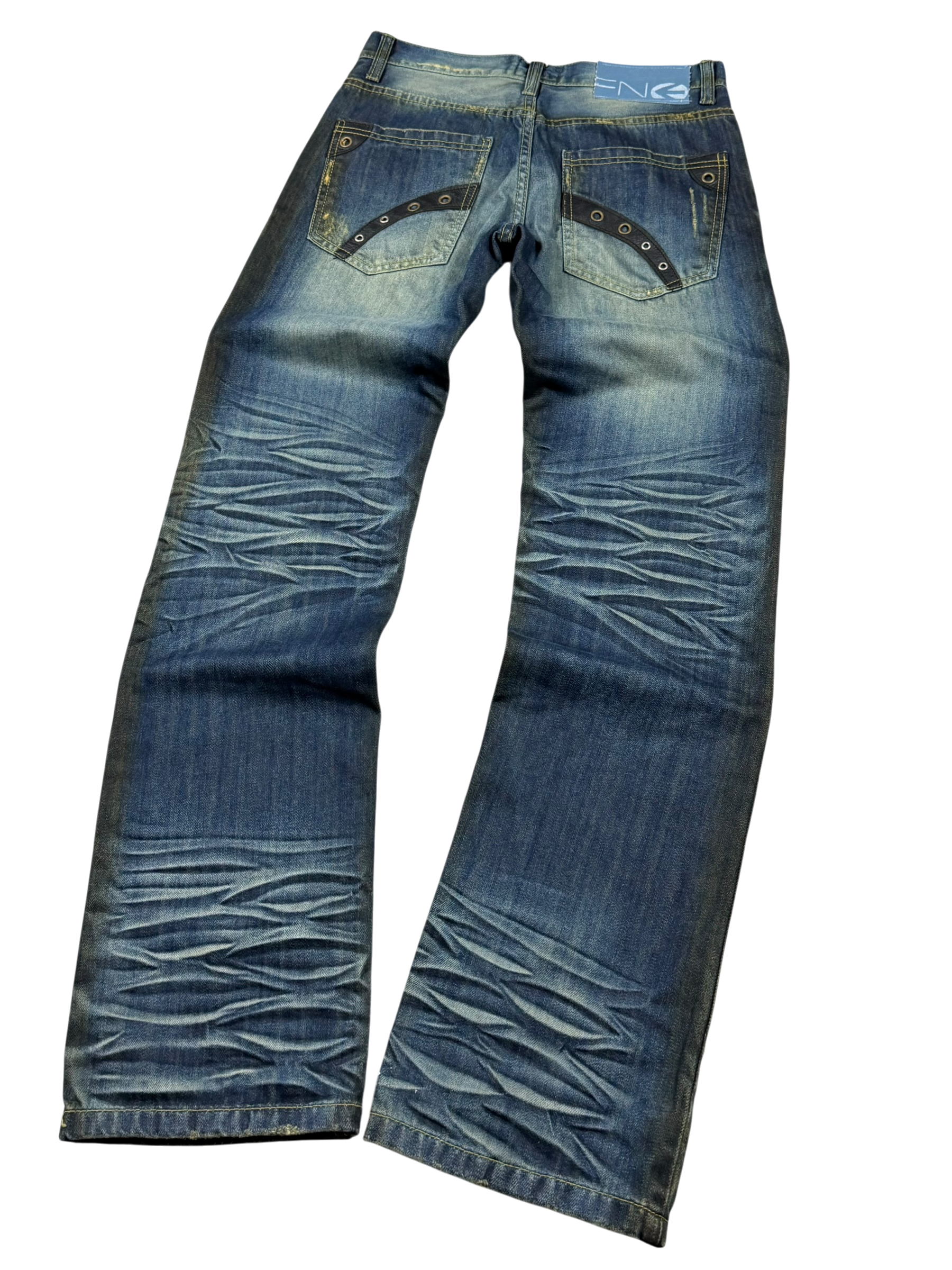 Crazy washed Straightfit Jeans (S)
