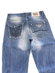 Armani vintage washed Big Logo Jeans (S-M)