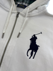 Ralph Lauren checked Hood Zip Hoodie (M)