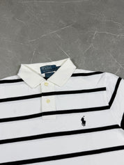 Ralph Lauren Striped Polo Shirt (M)