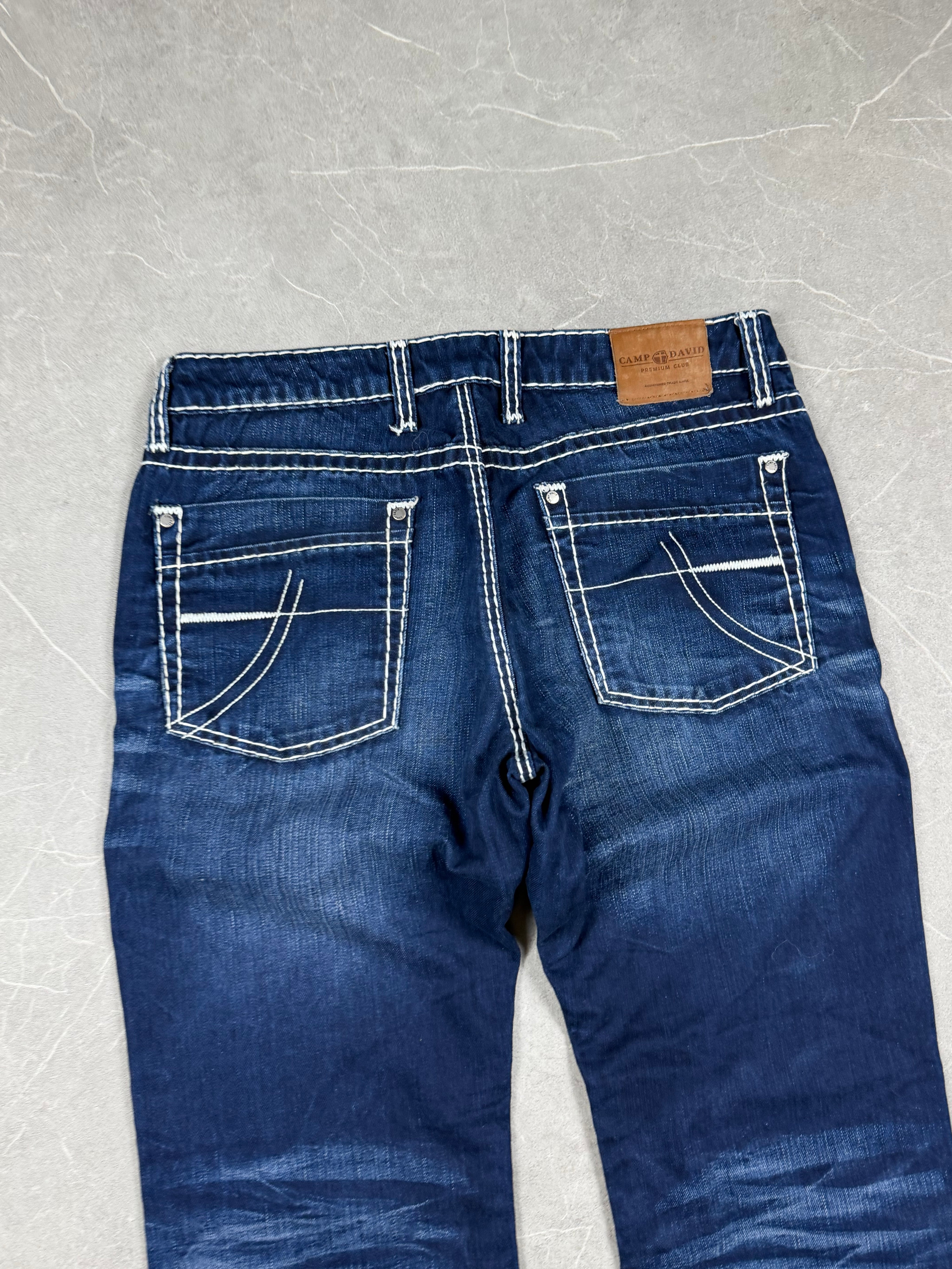 Camp David Washed Bootcut Jeans (S)