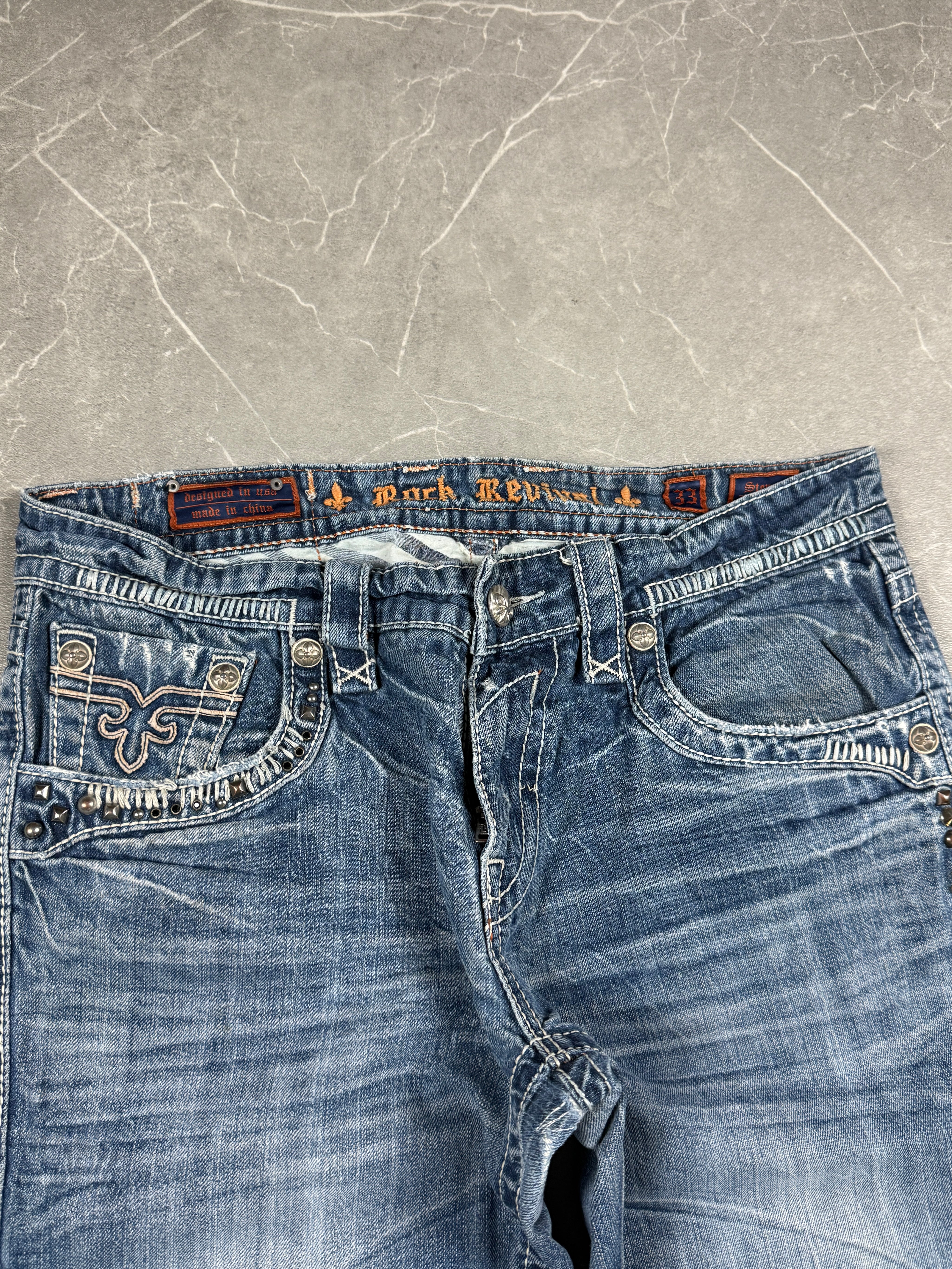 Rock Revival washed Jeans (S-M)