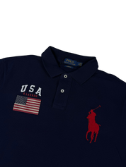 Ralph Lauren Big Pony USA Polo Shirt (L)