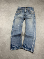 Vintage washed Straight Jeans (S-M)
