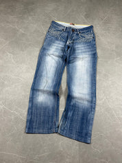 Armani vintage Big Logo washed Bootcut Jeans (XS)