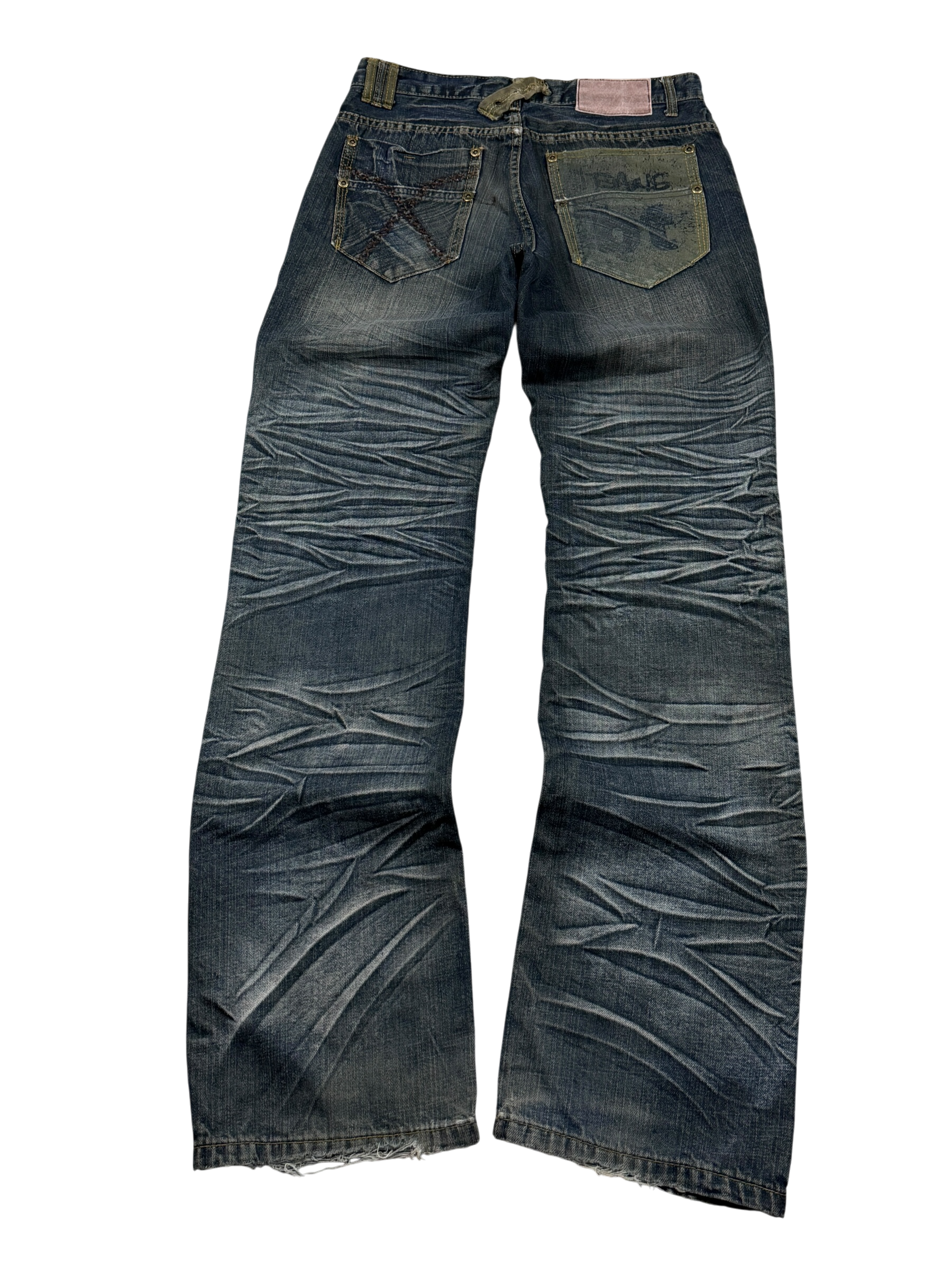 Ultra Washed Straight Jeans (M)