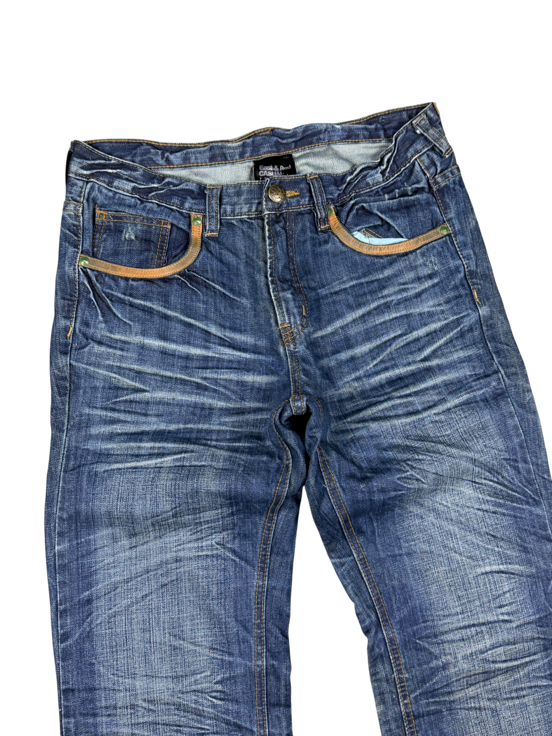 Crazy washed Bootcut Jeans (M)