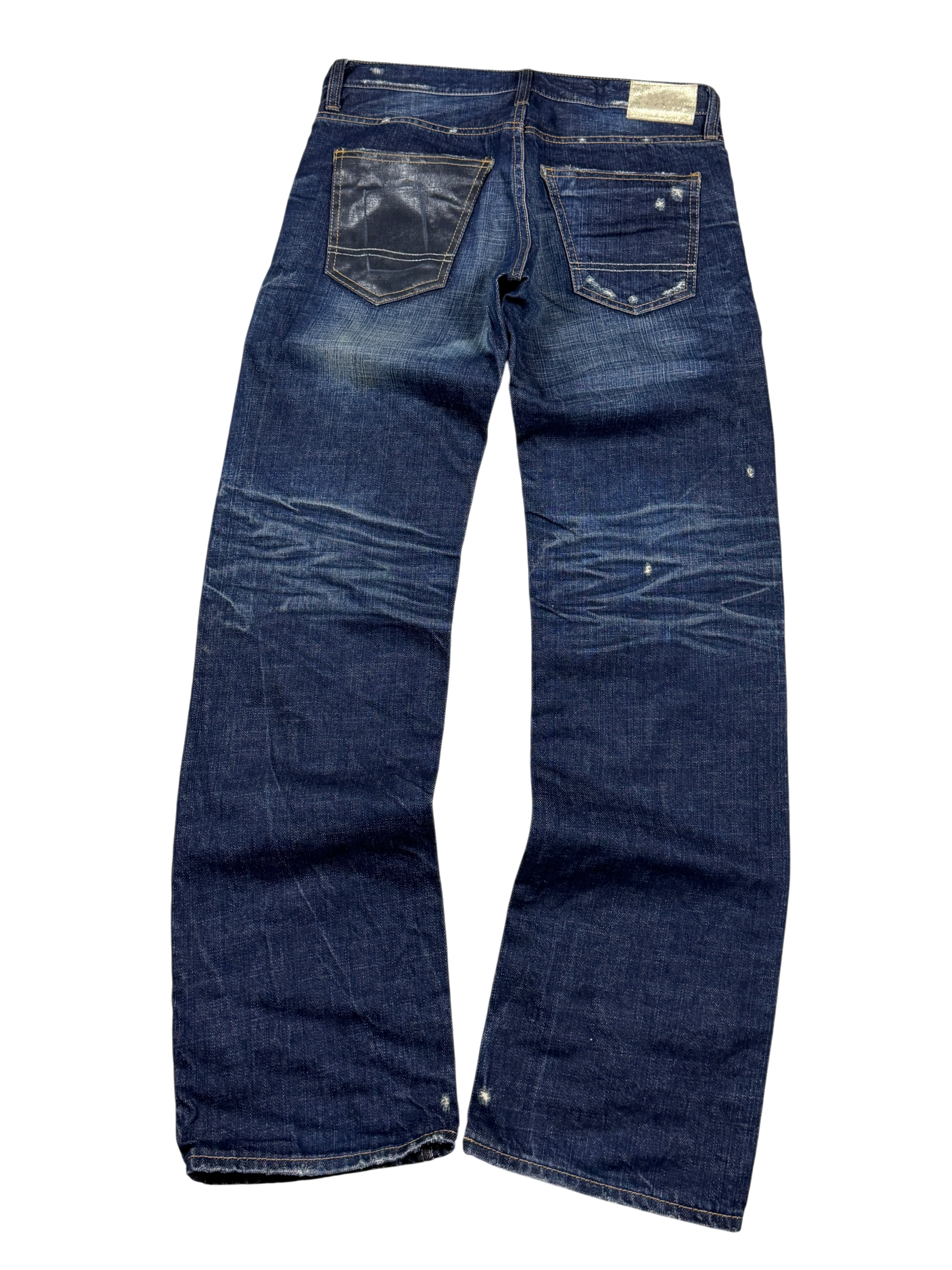 Washed straight Jeans (S)