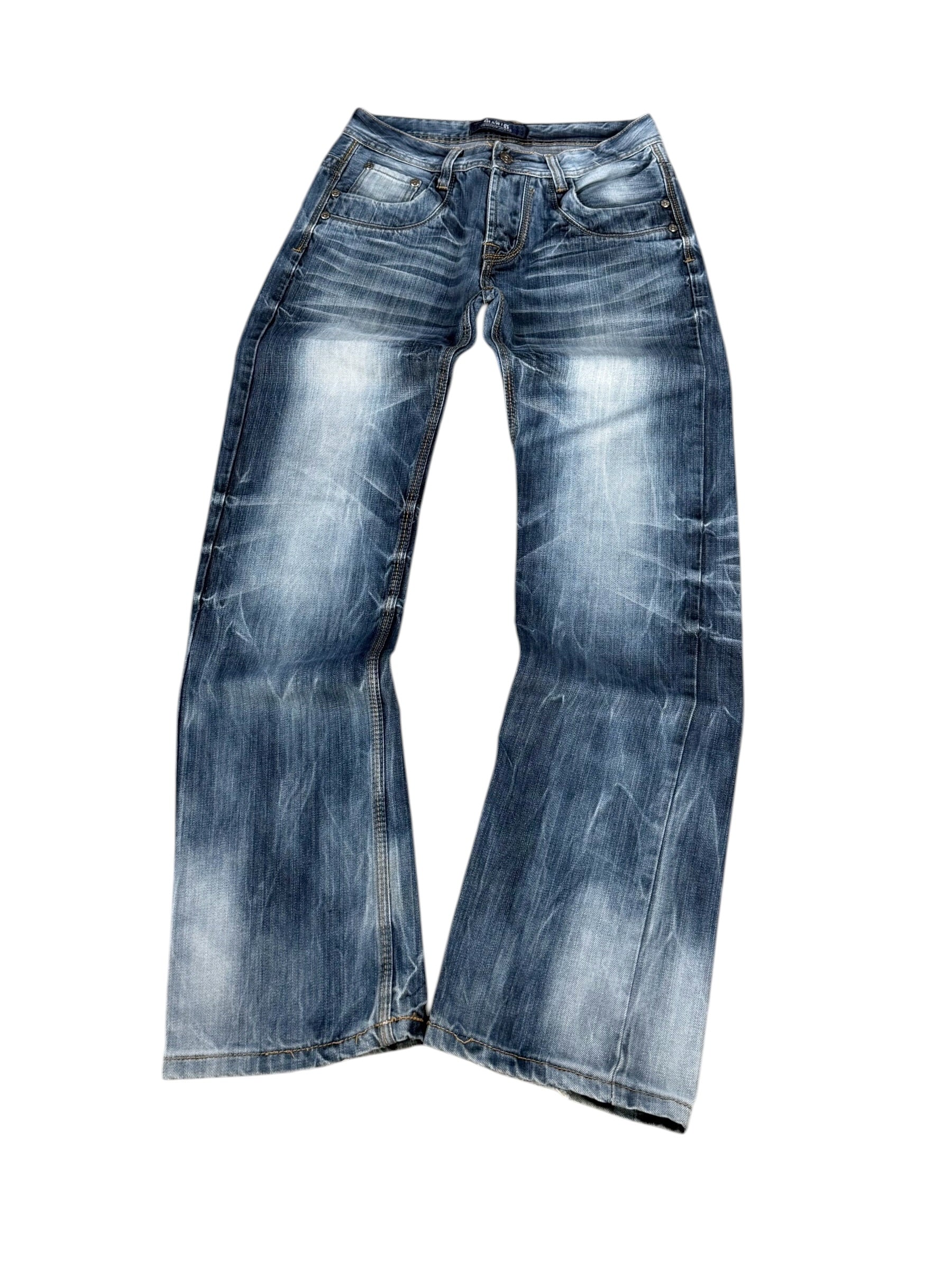 Vintage washed Straight-Fit Jeans (S-M)