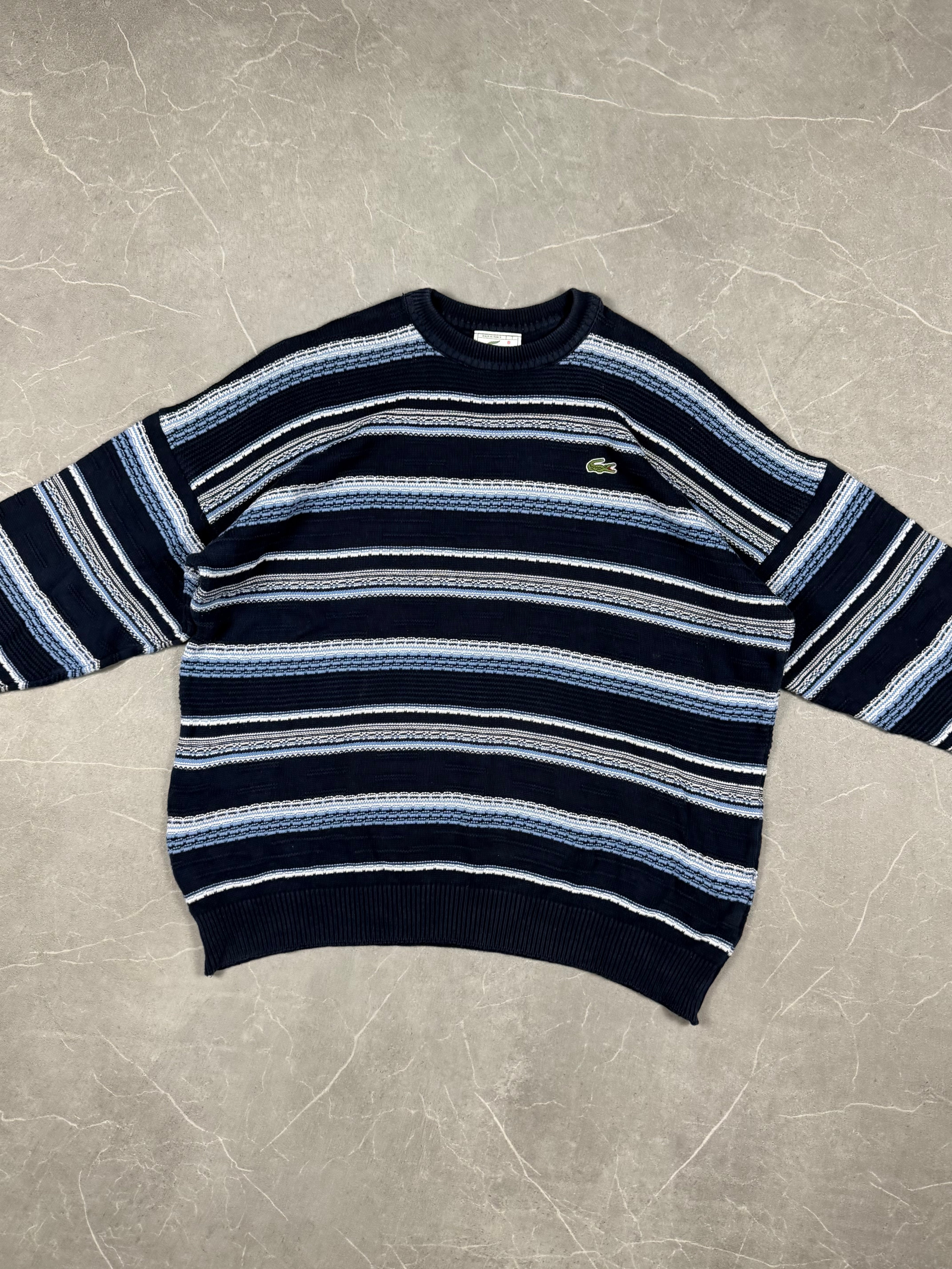 Lacoste striped Knitsweater (L)