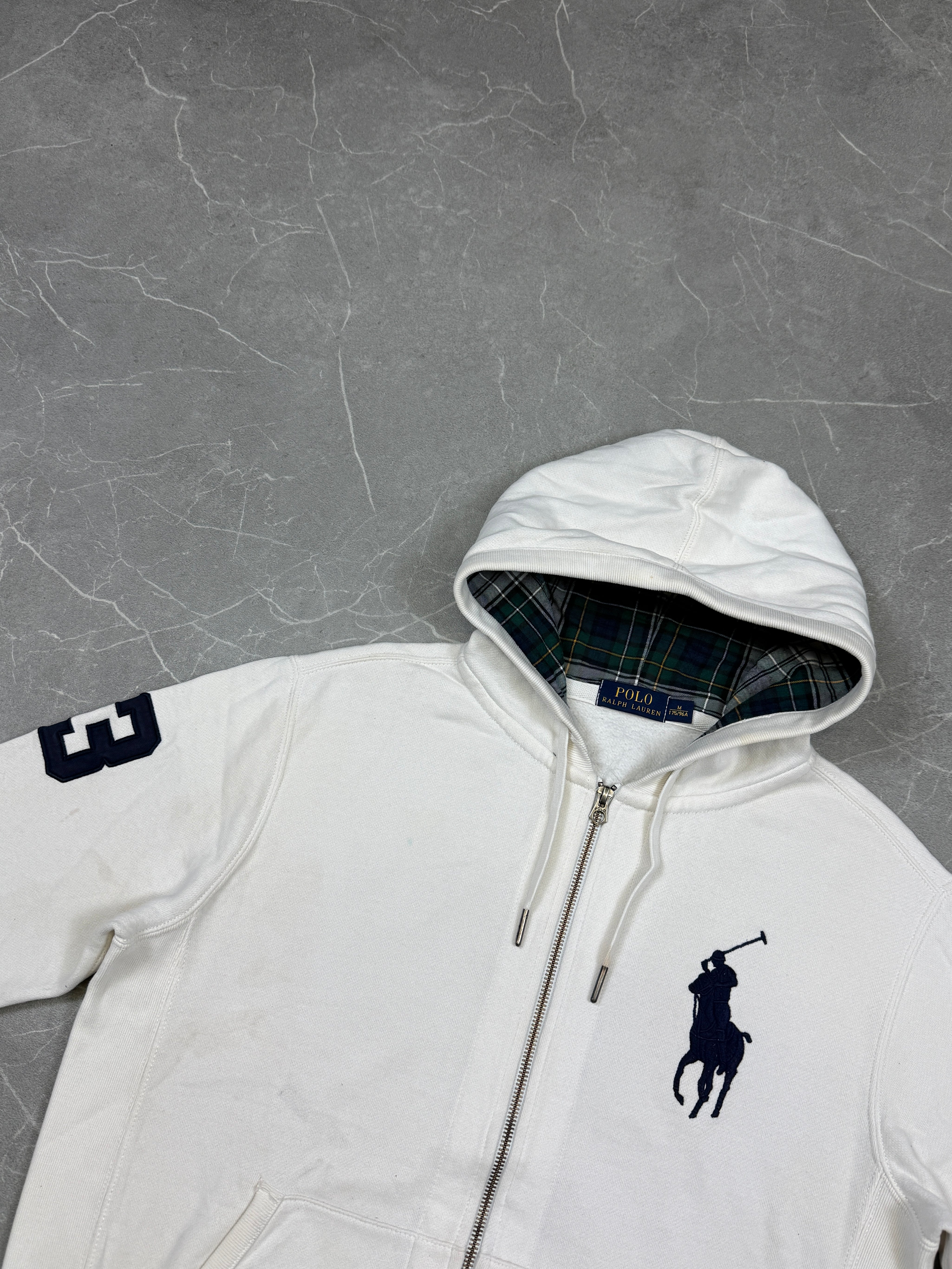 Ralph Lauren Big Pony Checked Hood Zipper (S)