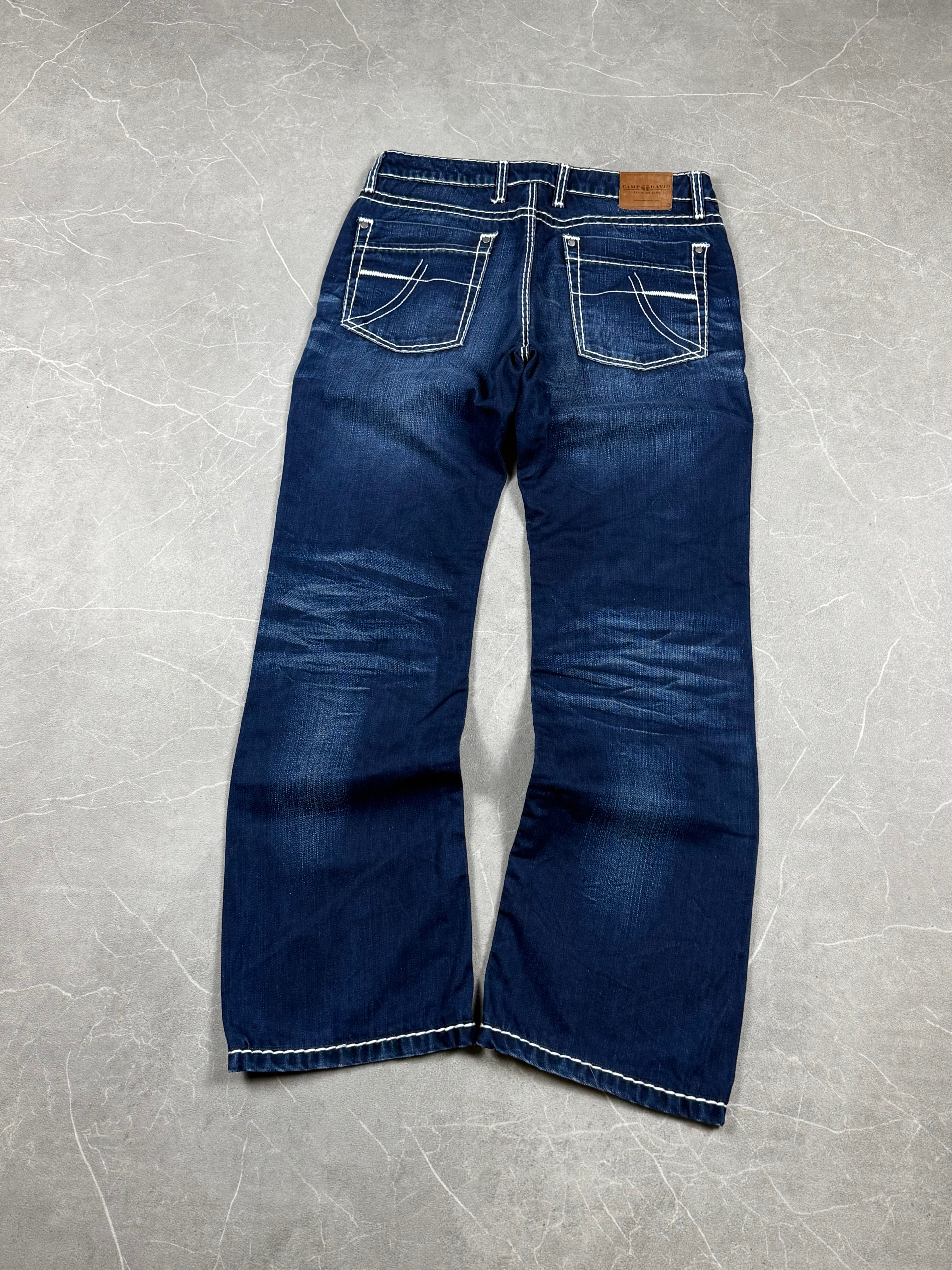 Camp David Washed Bootcut Jeans (S)