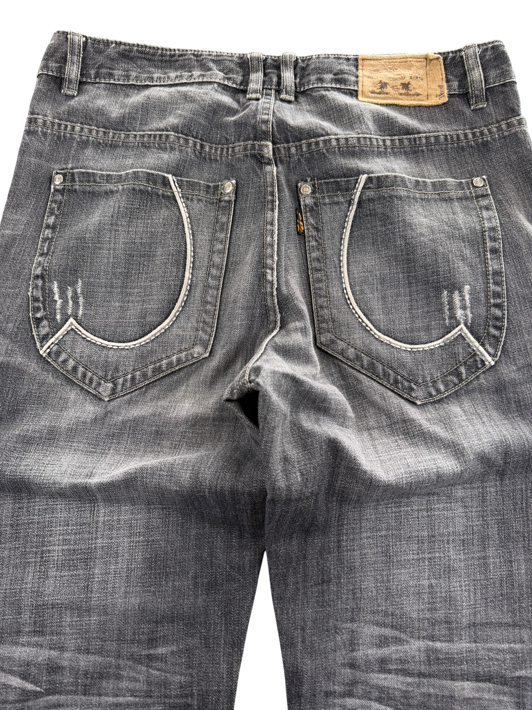 Washed Straightfit Jeans (S)