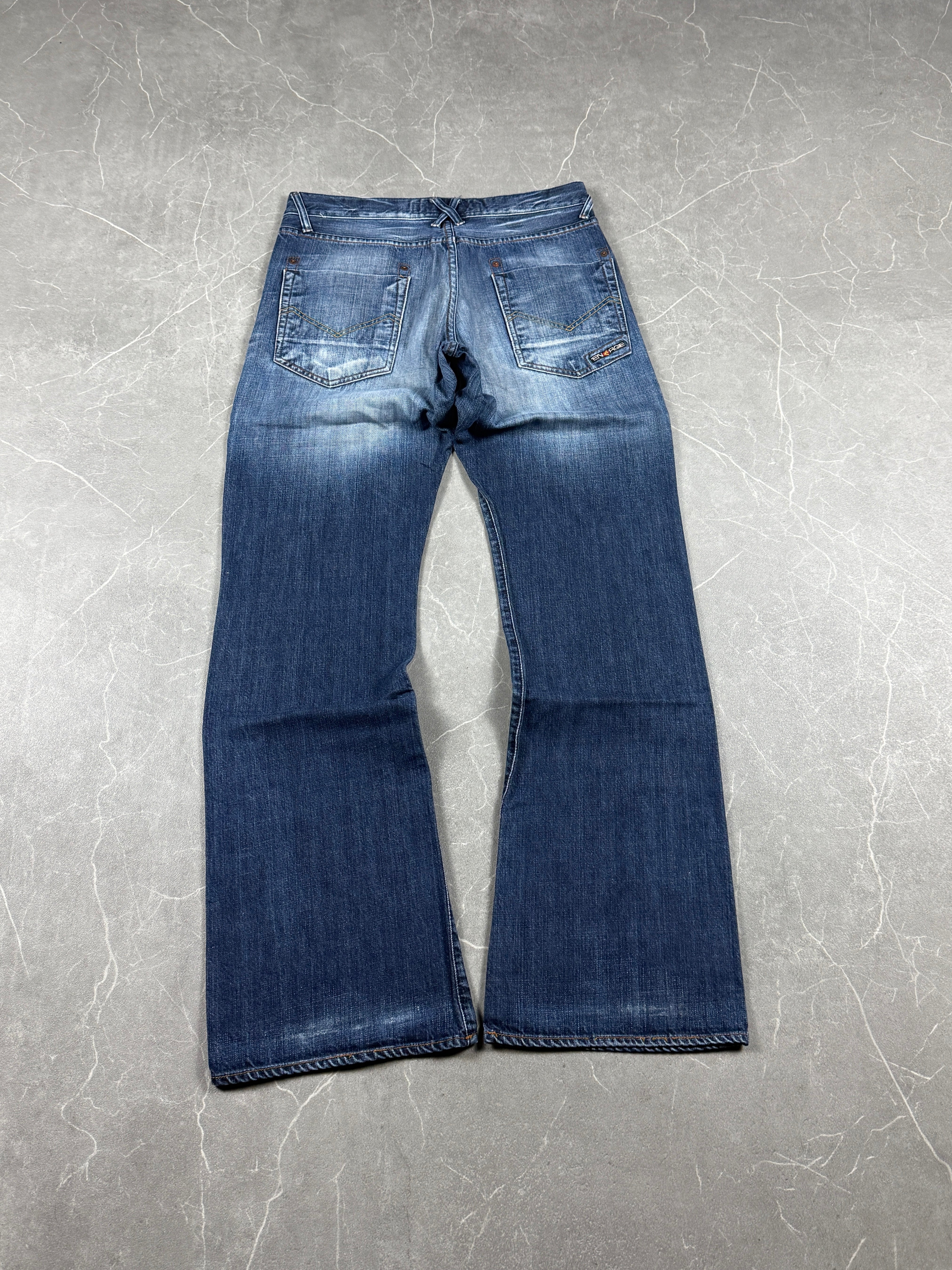 Vintage Washed Bootcut Jeans (L)