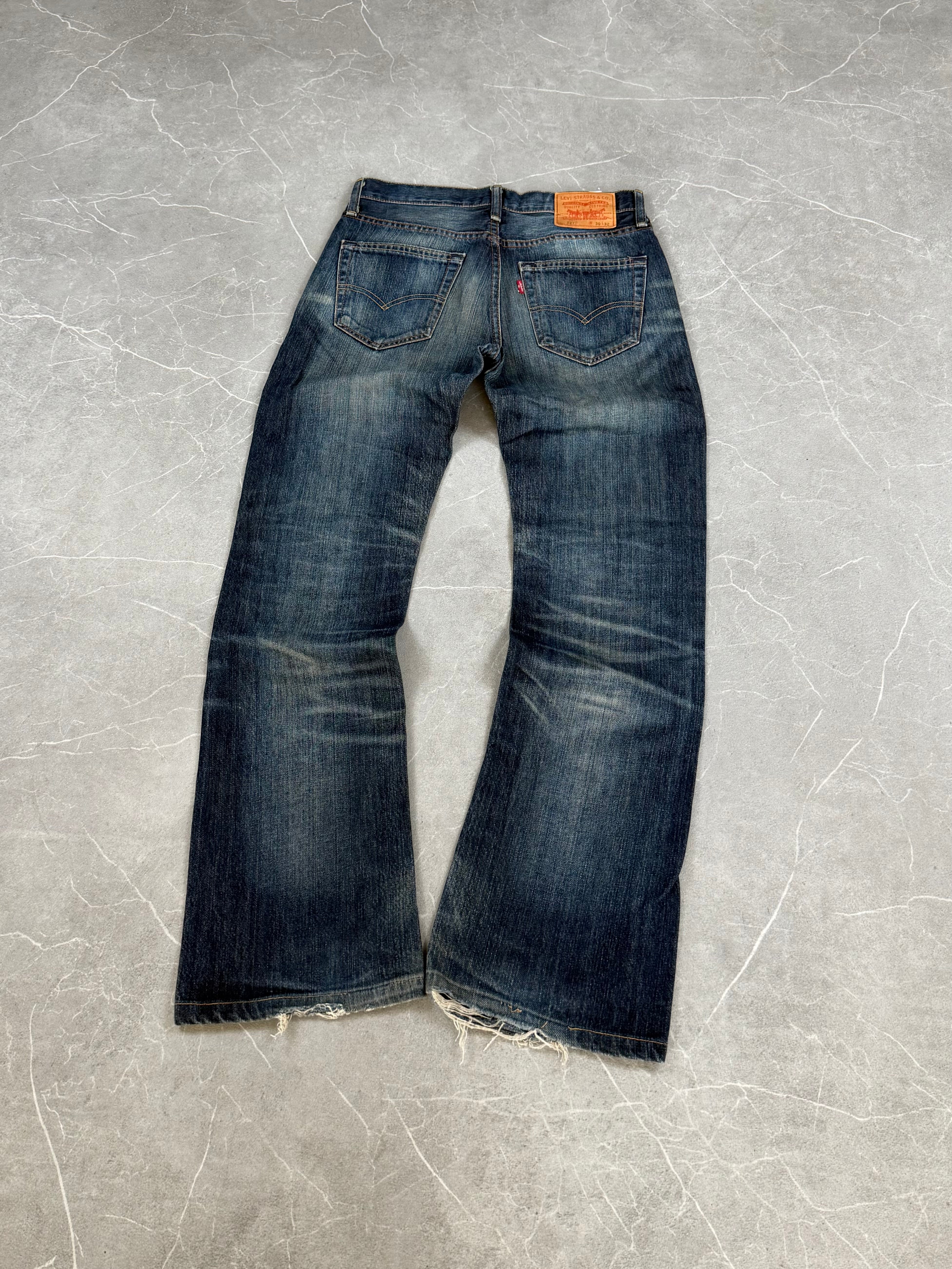 Levi’s 527 washed Bootcut Jeans (XS)