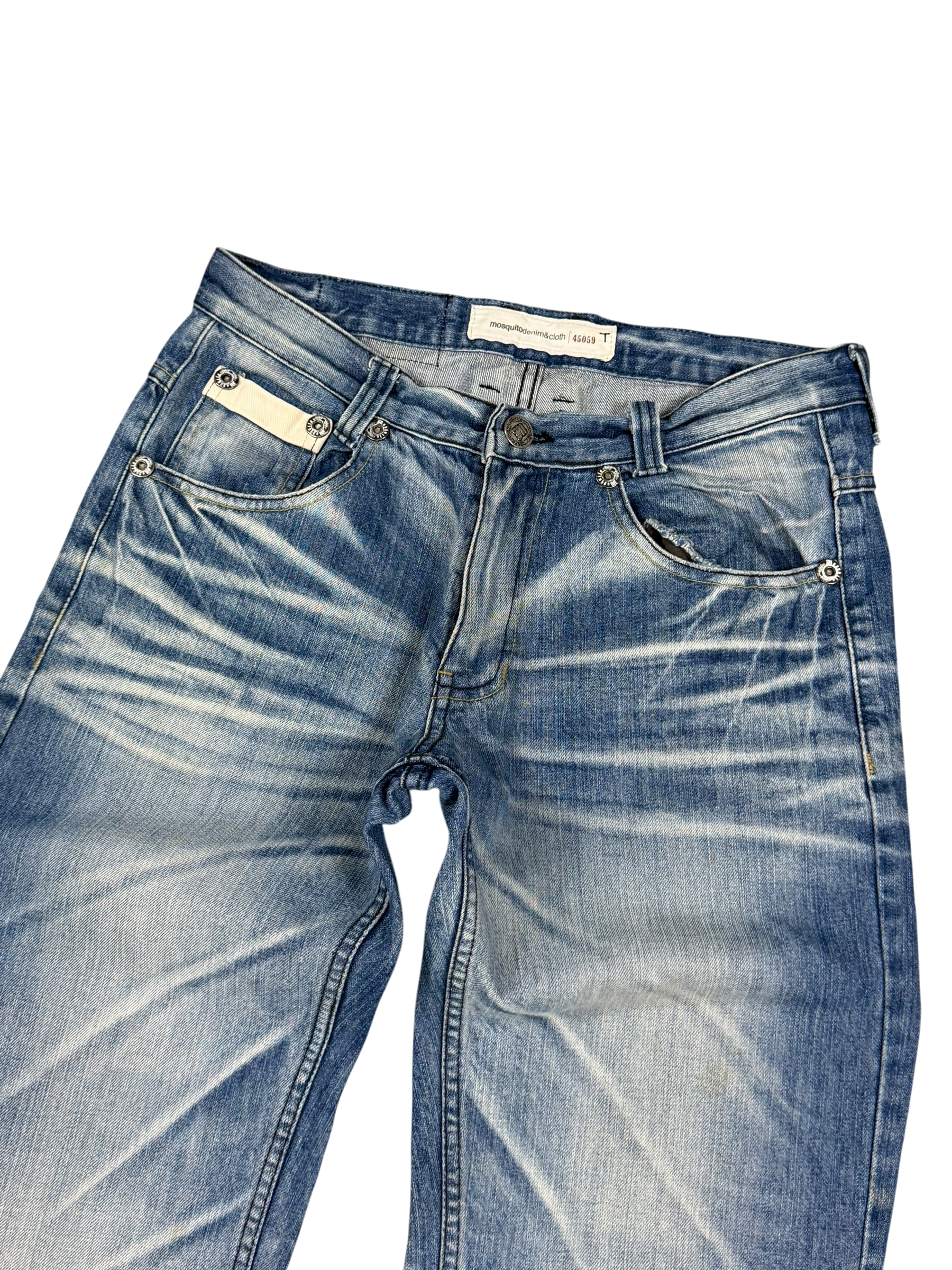 Crazy washed bootcut jeans (S-M)