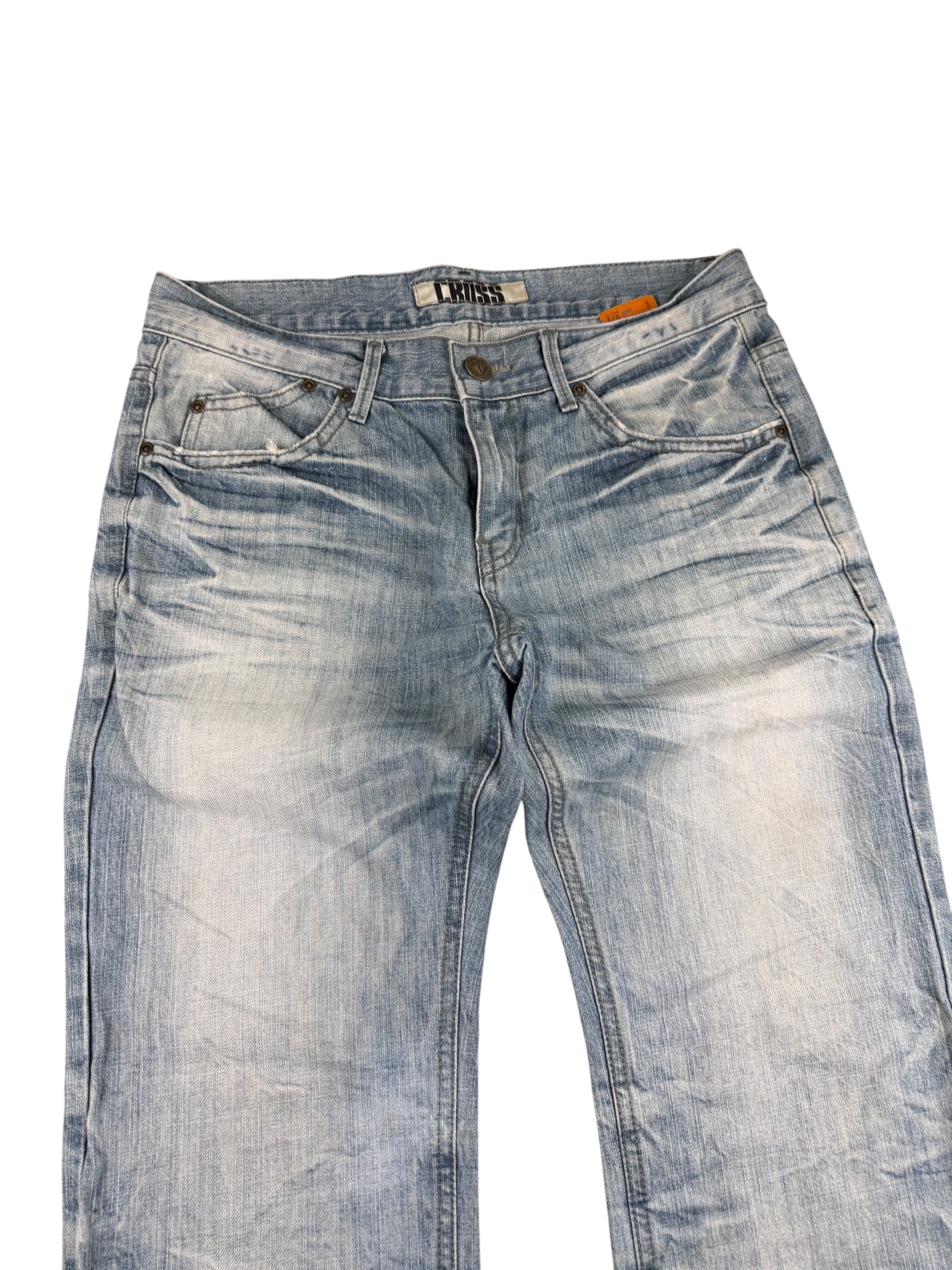 Crazy washed Bootcut Jeans (S)