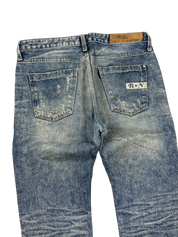 Washed Straight Jeans (S)