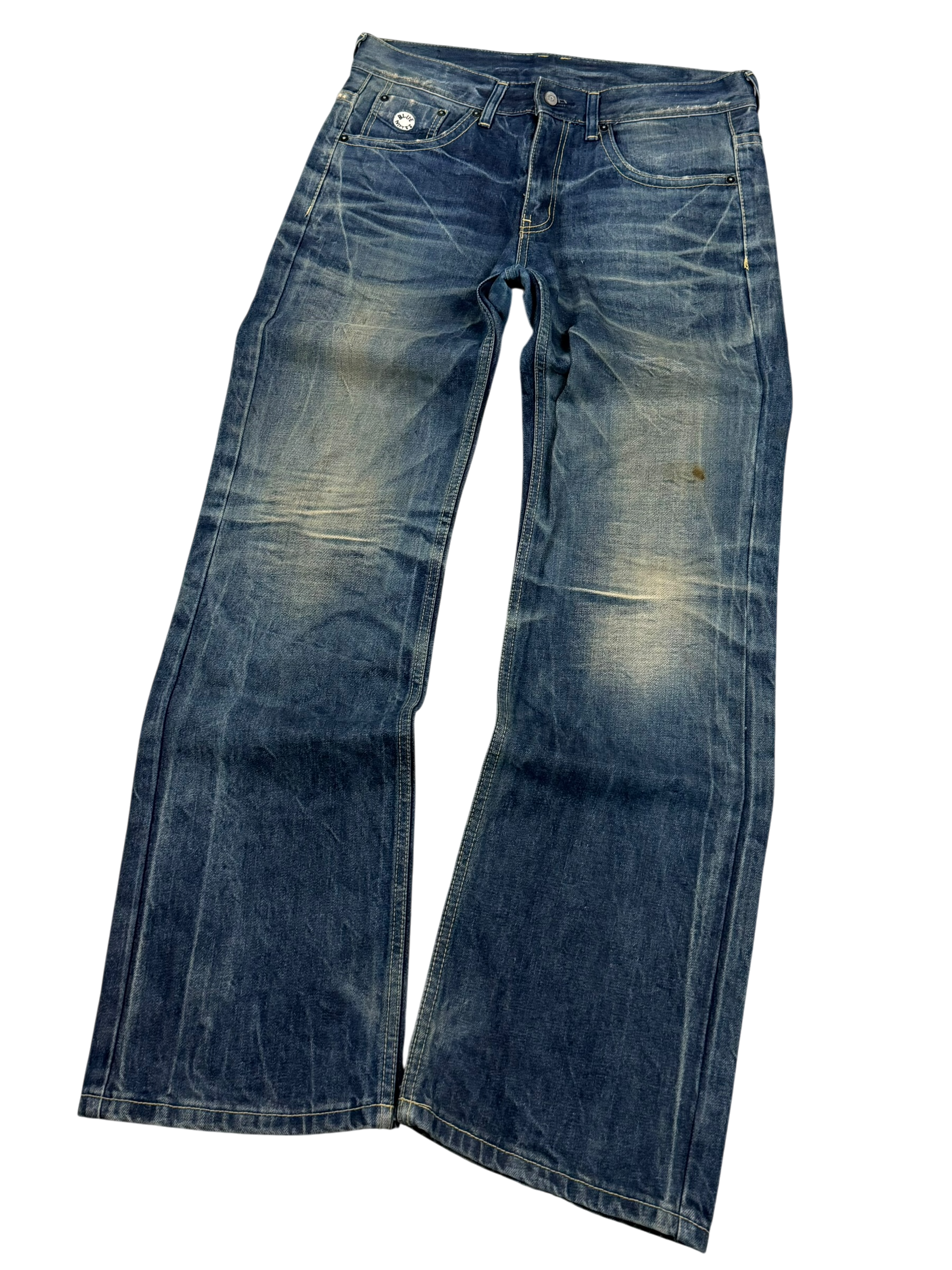 Washed Bootcut Jeans (S)