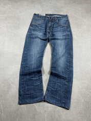 Vintage washed Baggy/Bootcut Jeans (M)