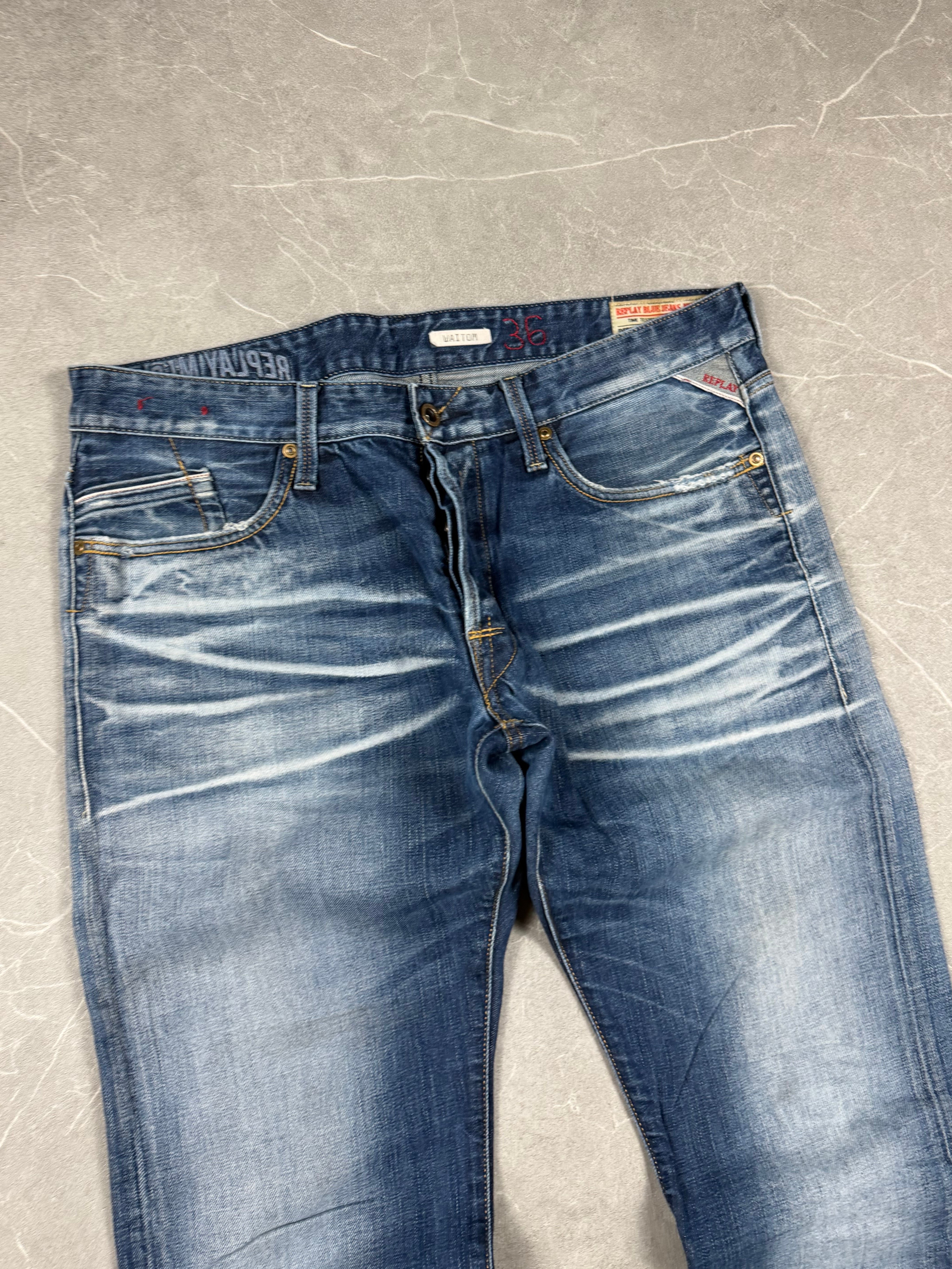 Replay vintage washed Slim Jeans (L)