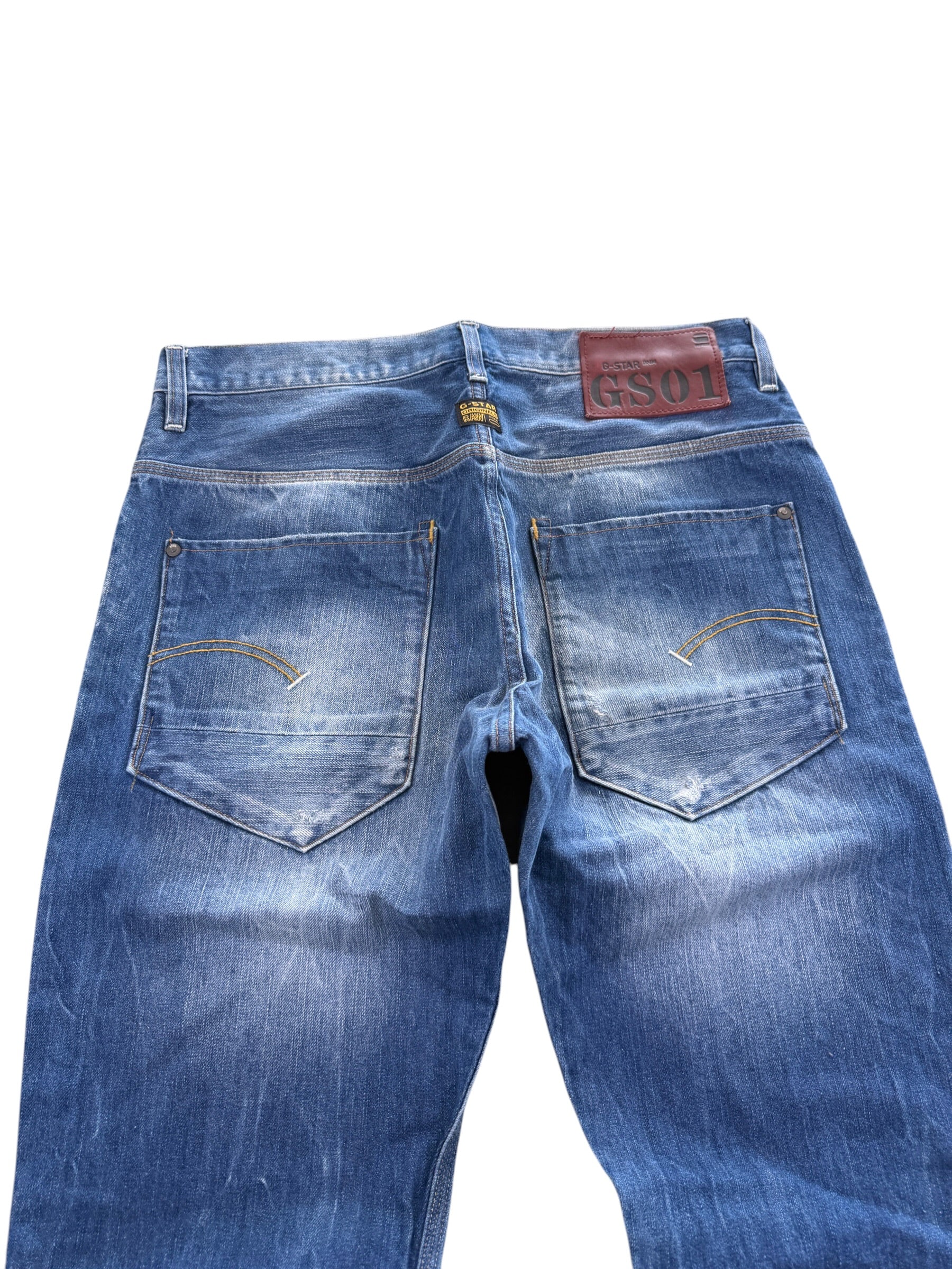 Gstar crazy washed Straight Jeans (S-M)