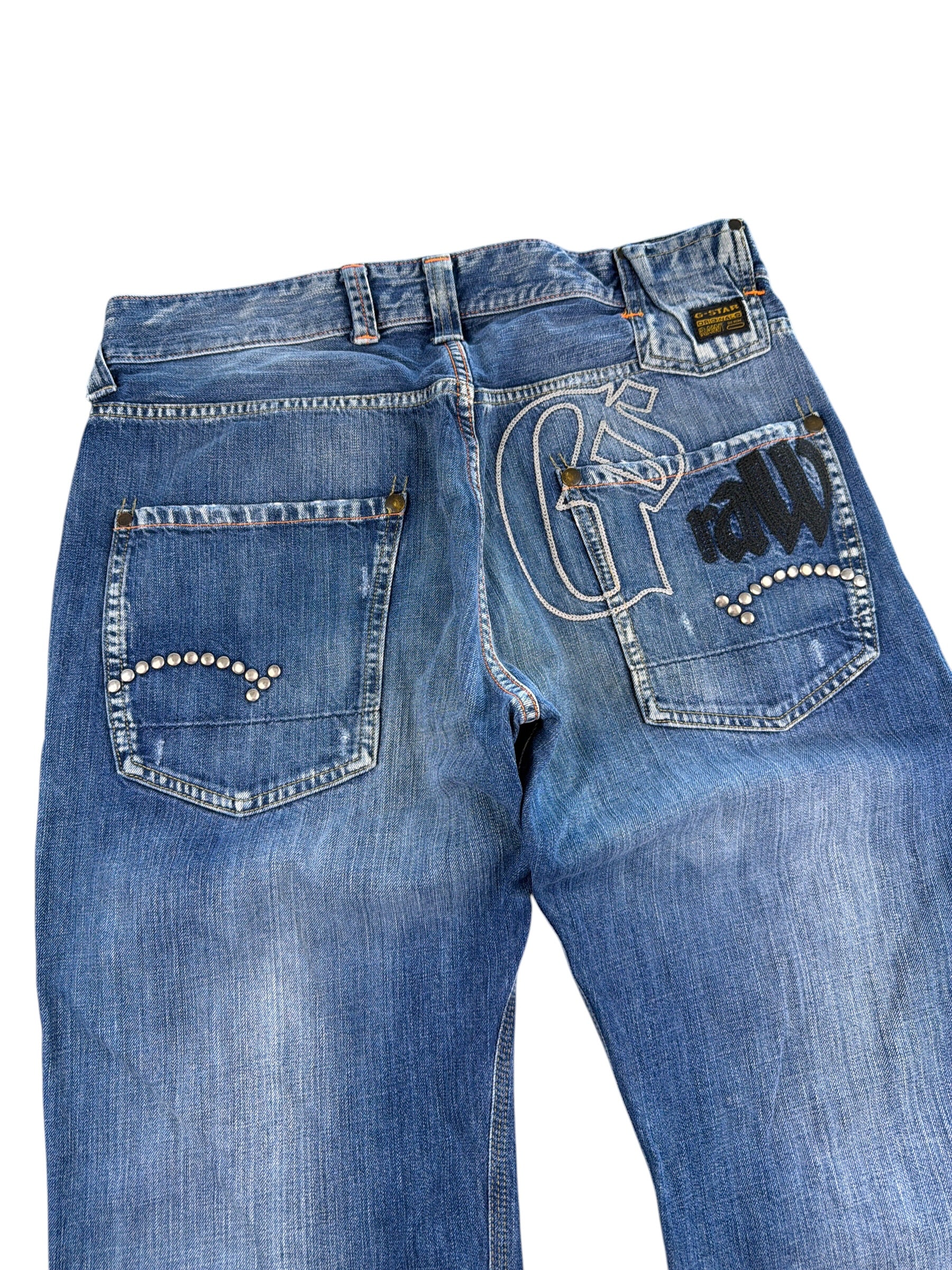 Gstar vintage Big Logo Bootcut Jeans (L)