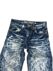 Ultra Washed Straight Jeans (XS)