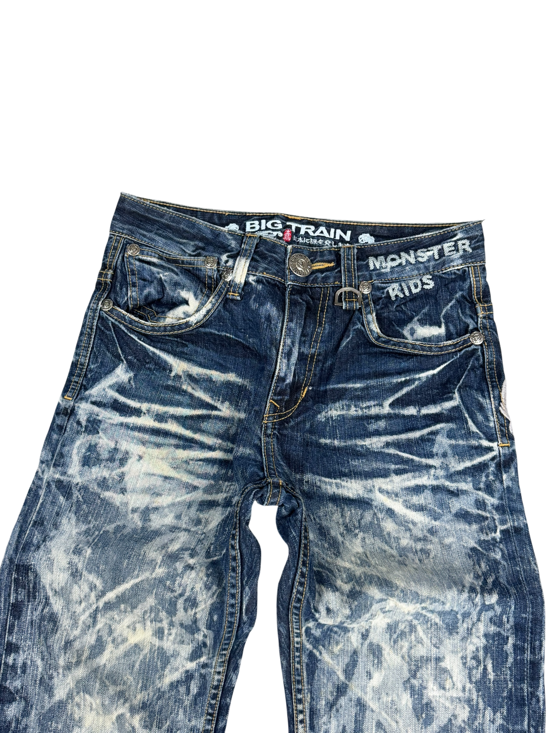 Ultra Washed Straight Jeans (XS)