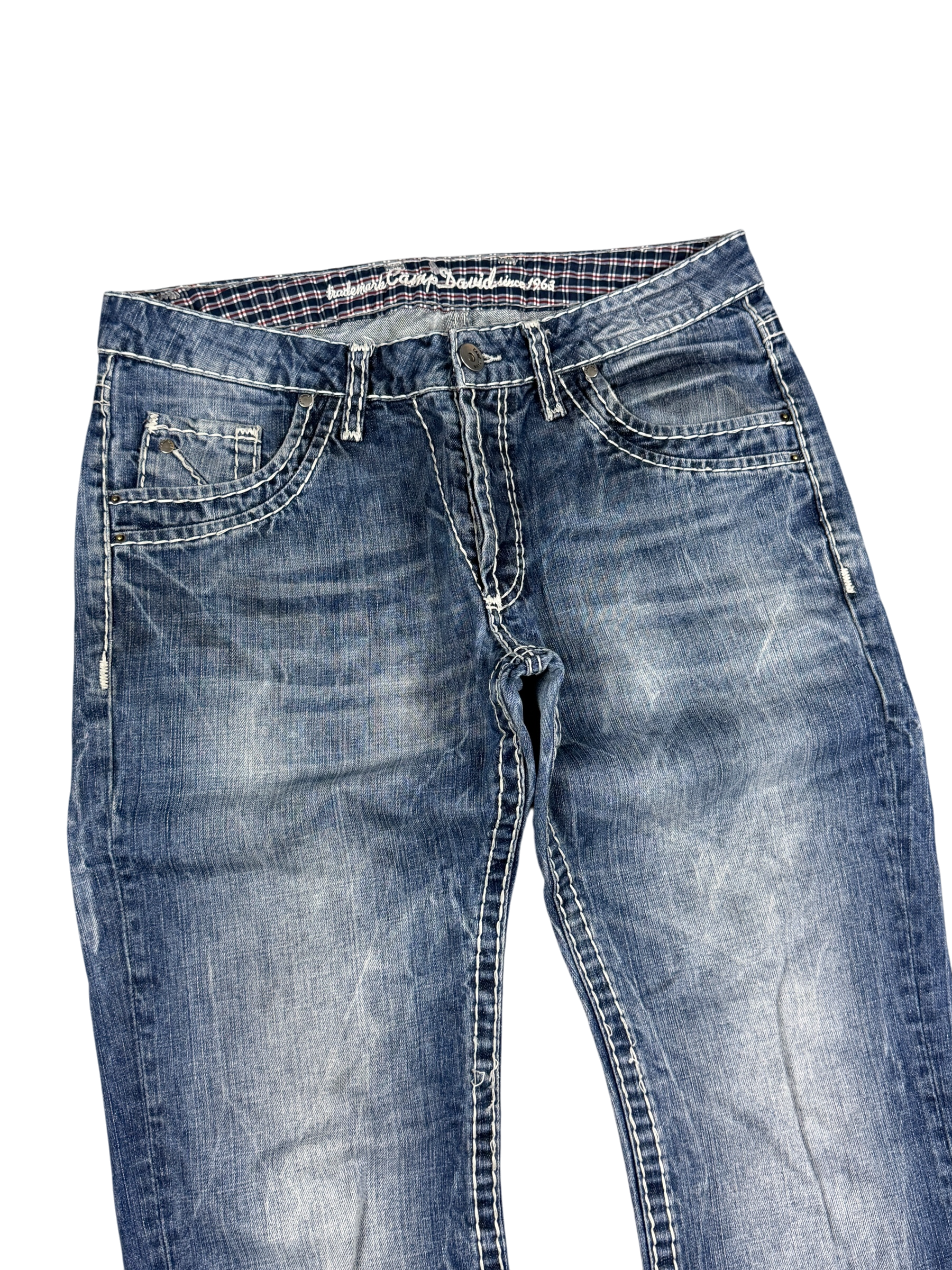 Camp David Washed Straight Jeans (L)