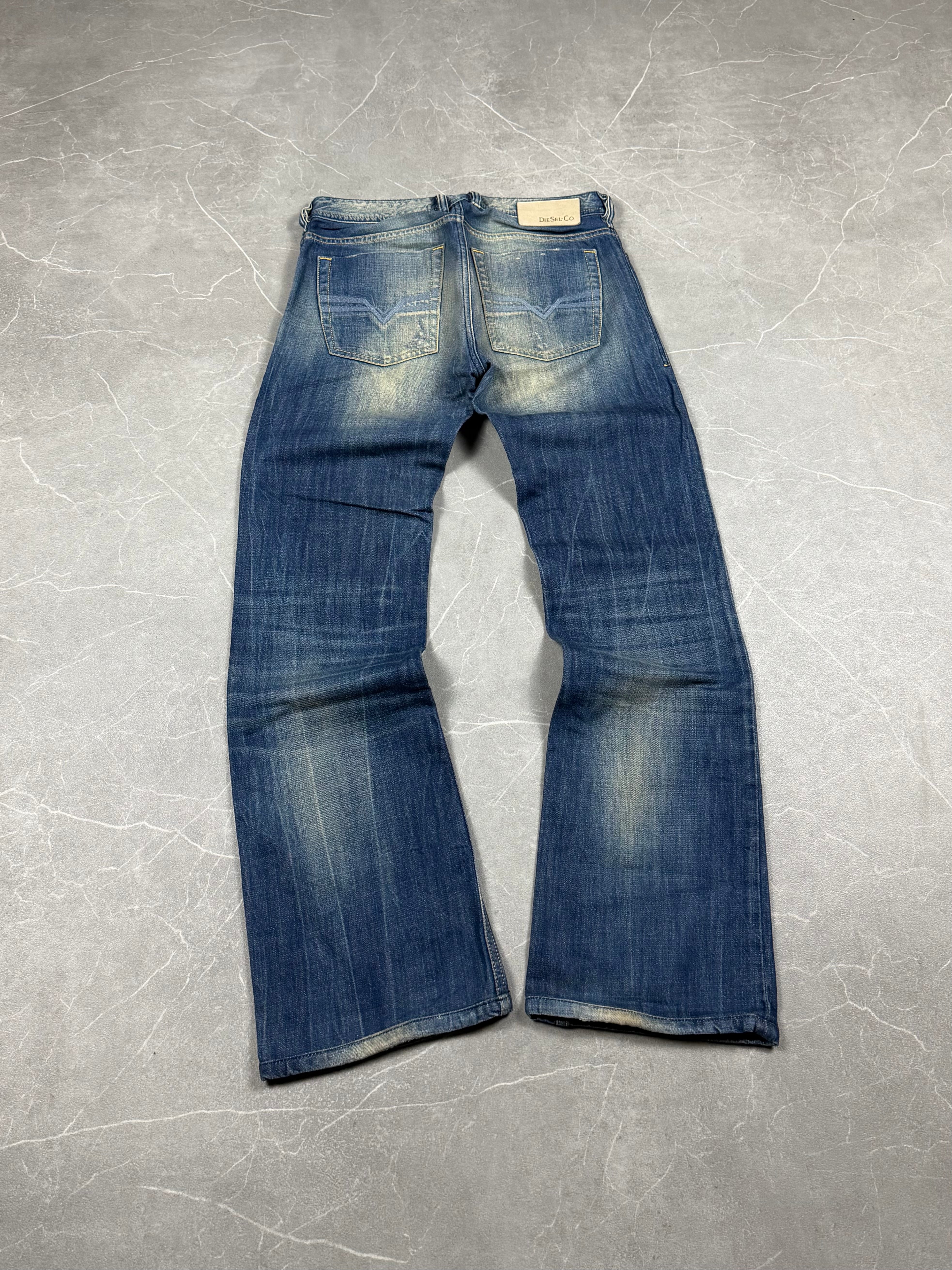 Diesel Sand Washed Bootcut Jeans (S)