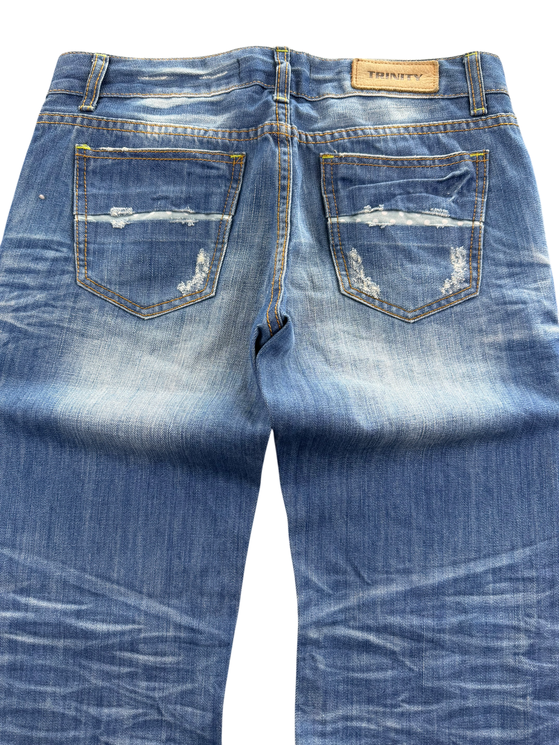 Washed Bootcut Jeans (XS)