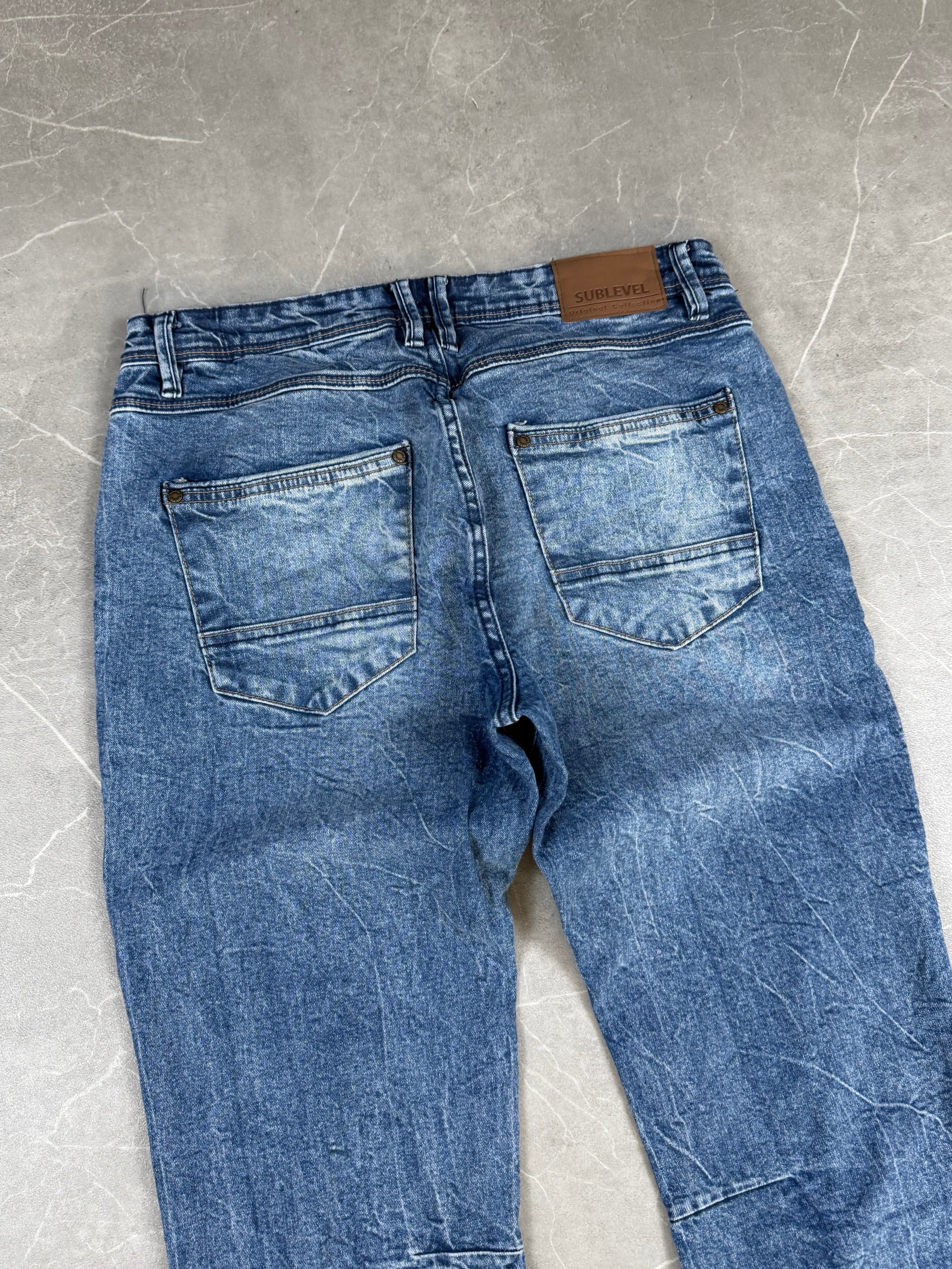 Vintage Washed Slim Jeans (M)