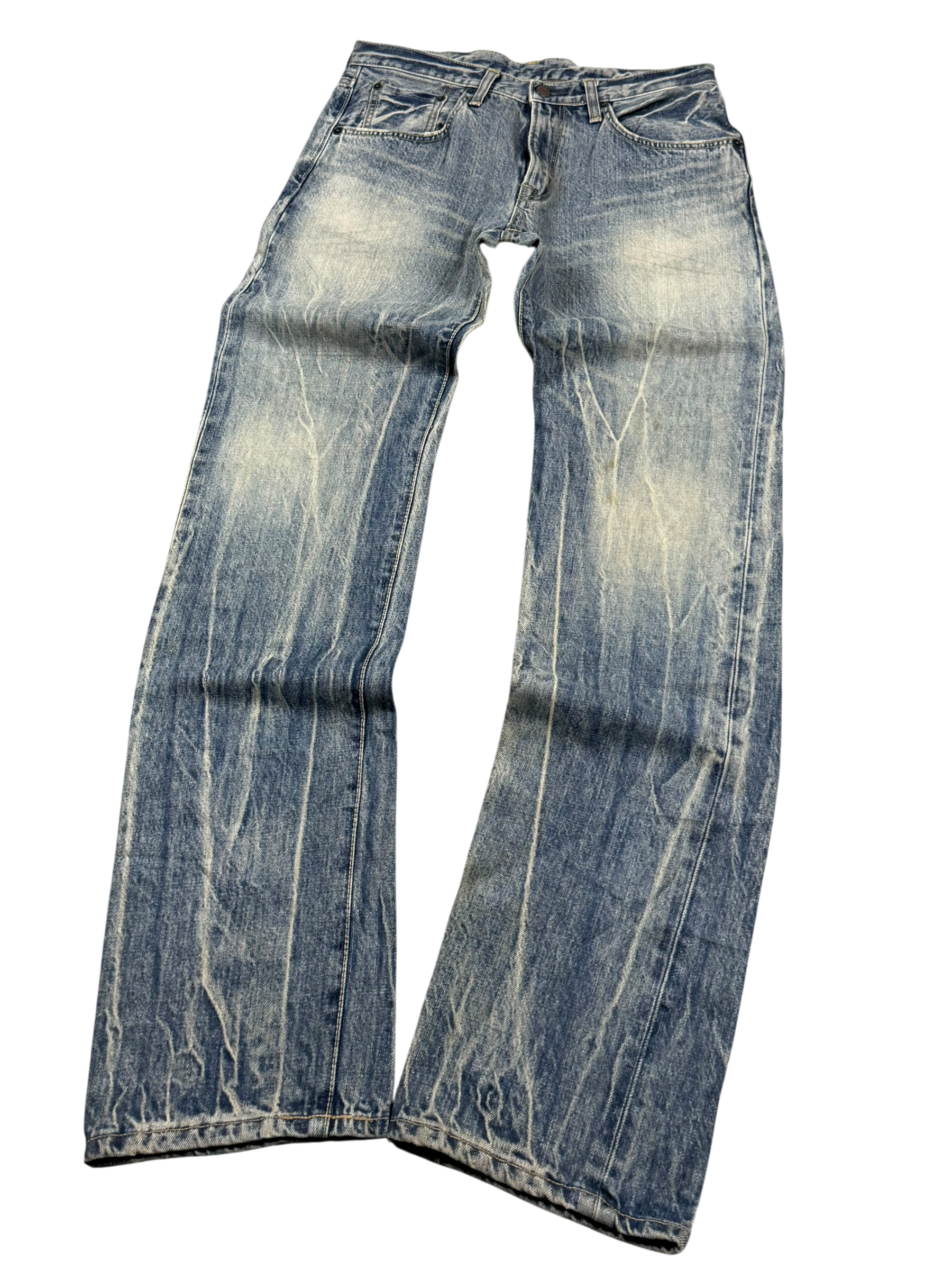 Crazy washed Straightfit Jeans (S)