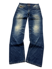 Crazy Washed Slim Jeans (XS-S)