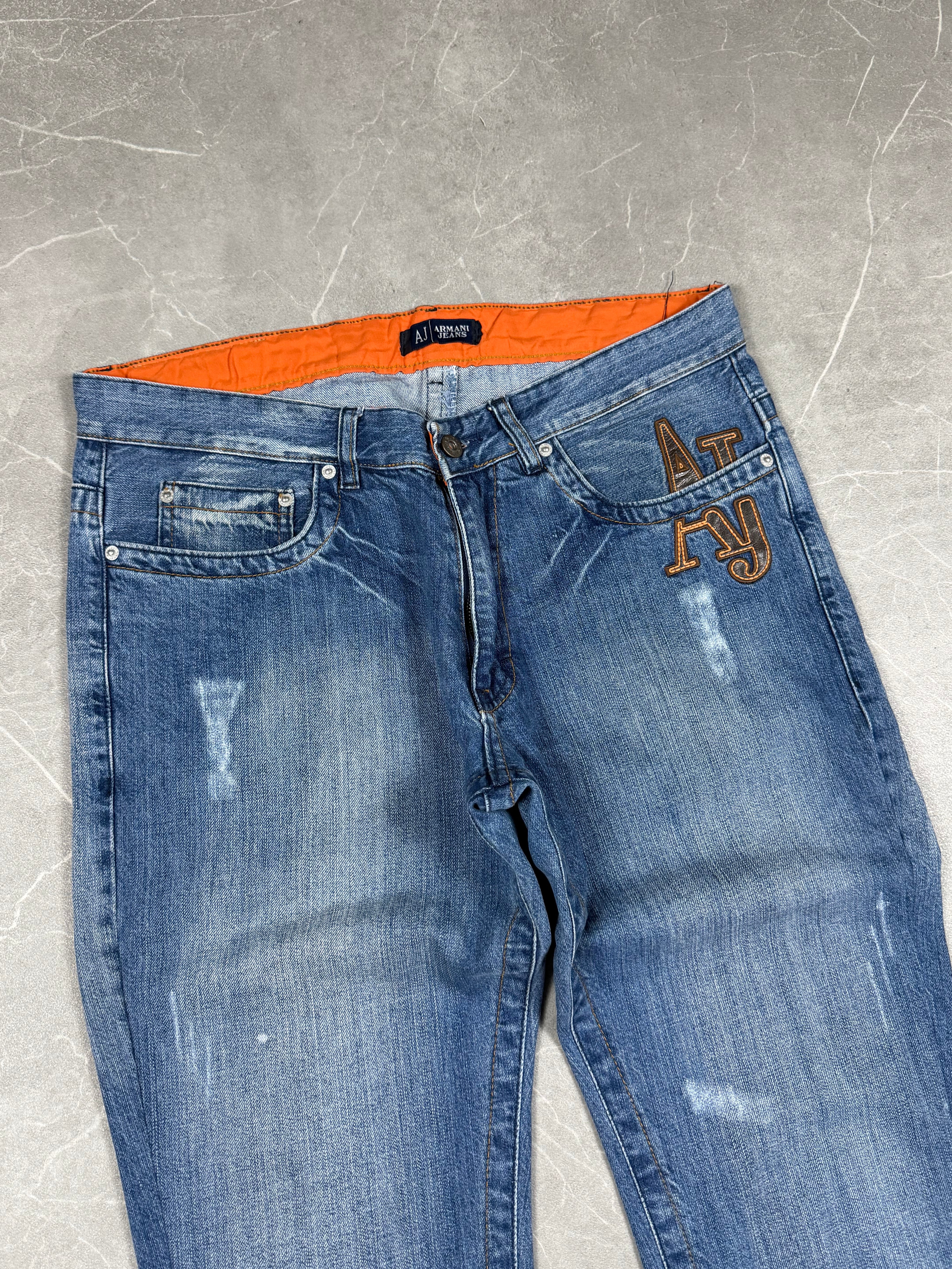 Armani Big Logo Jeans (M)