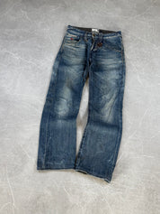 Vintage Washed Straight Jeans (S)