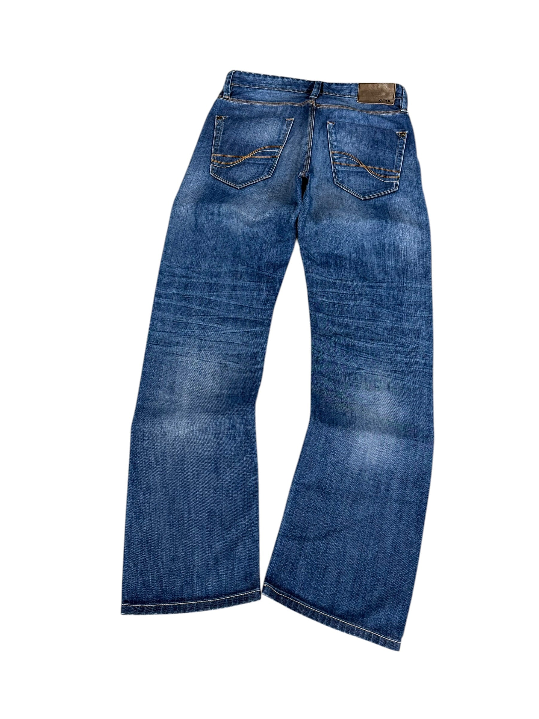 Vintage Washed Slim/Straight Jeans (XS)