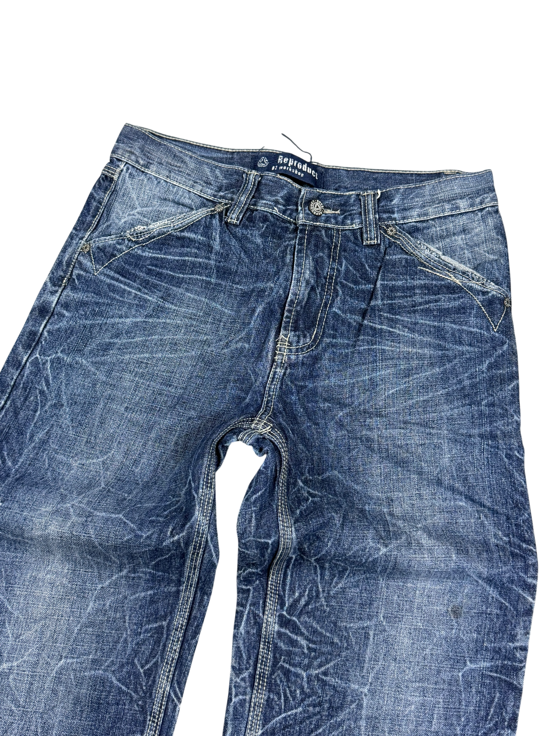 Ultra washed Straightfit Jeans (S-M)